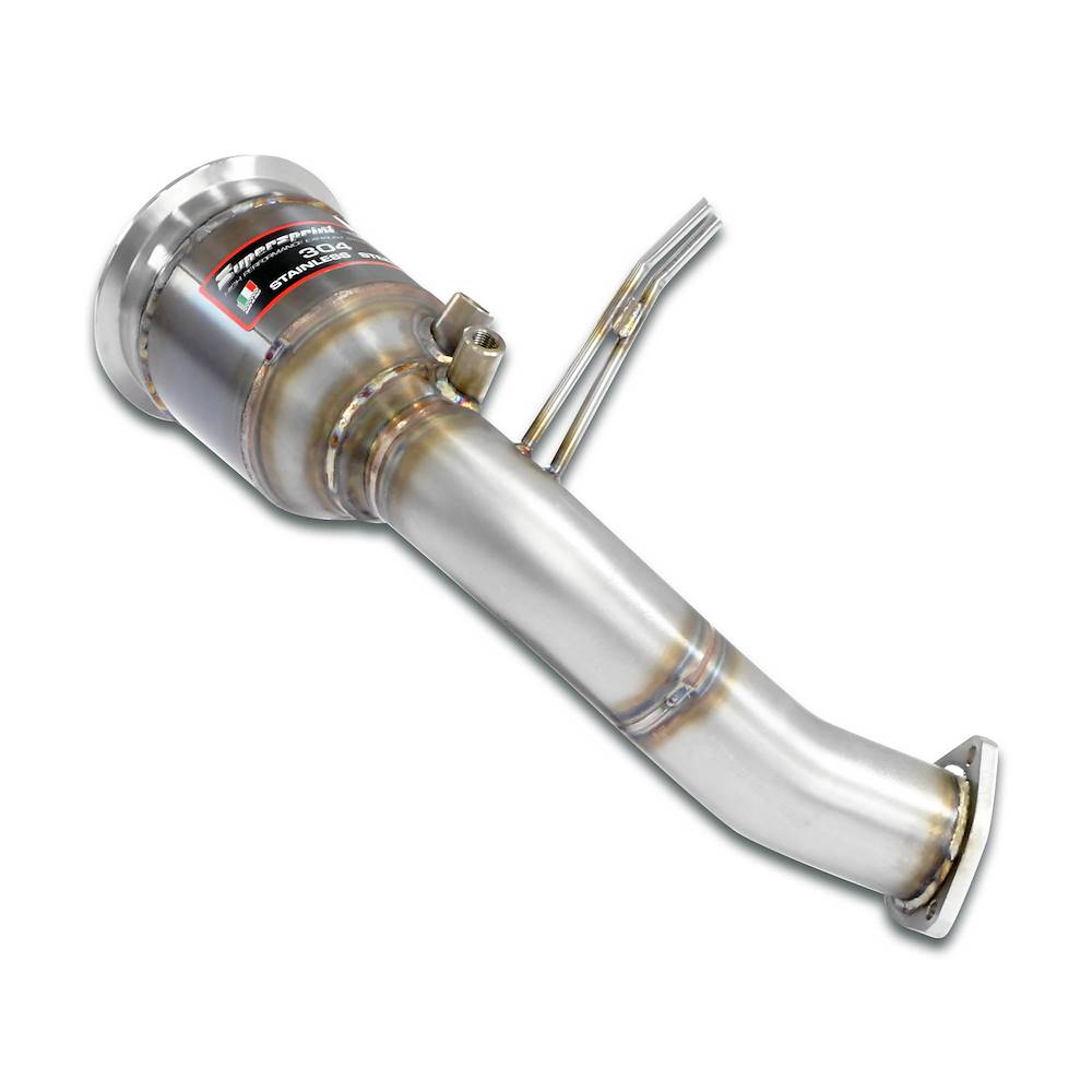 Downpipe derecho con catalizador metalico (Left Hand Drive / Right Hand Drive)