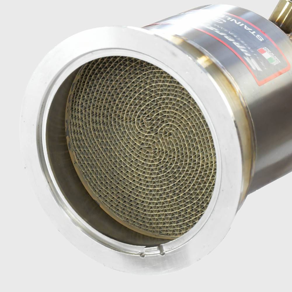 Downpipe Gauche avec  Catalyseur métallique (Volant à gauche / Volant à droite)