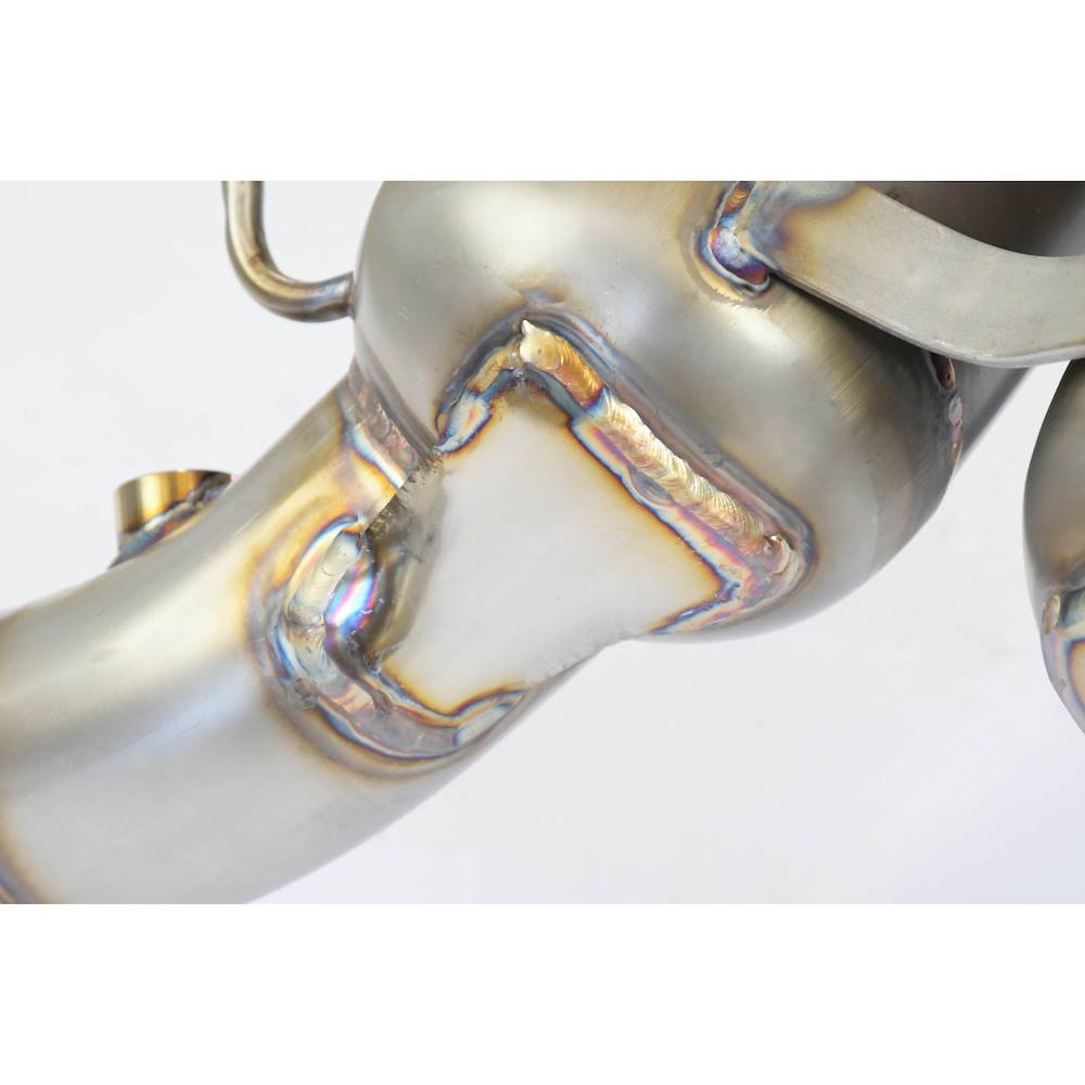 Downpipe droite - gauche avec catalyseur métallique Suppression de catalyseur d'origine + GPF (volant à droite ou gauche)