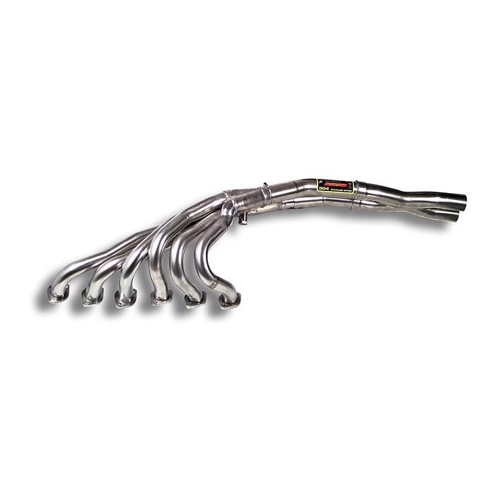 Colectores + X-Pipe (Volante a la izquierda) Acero Inox para catalizador OEM 