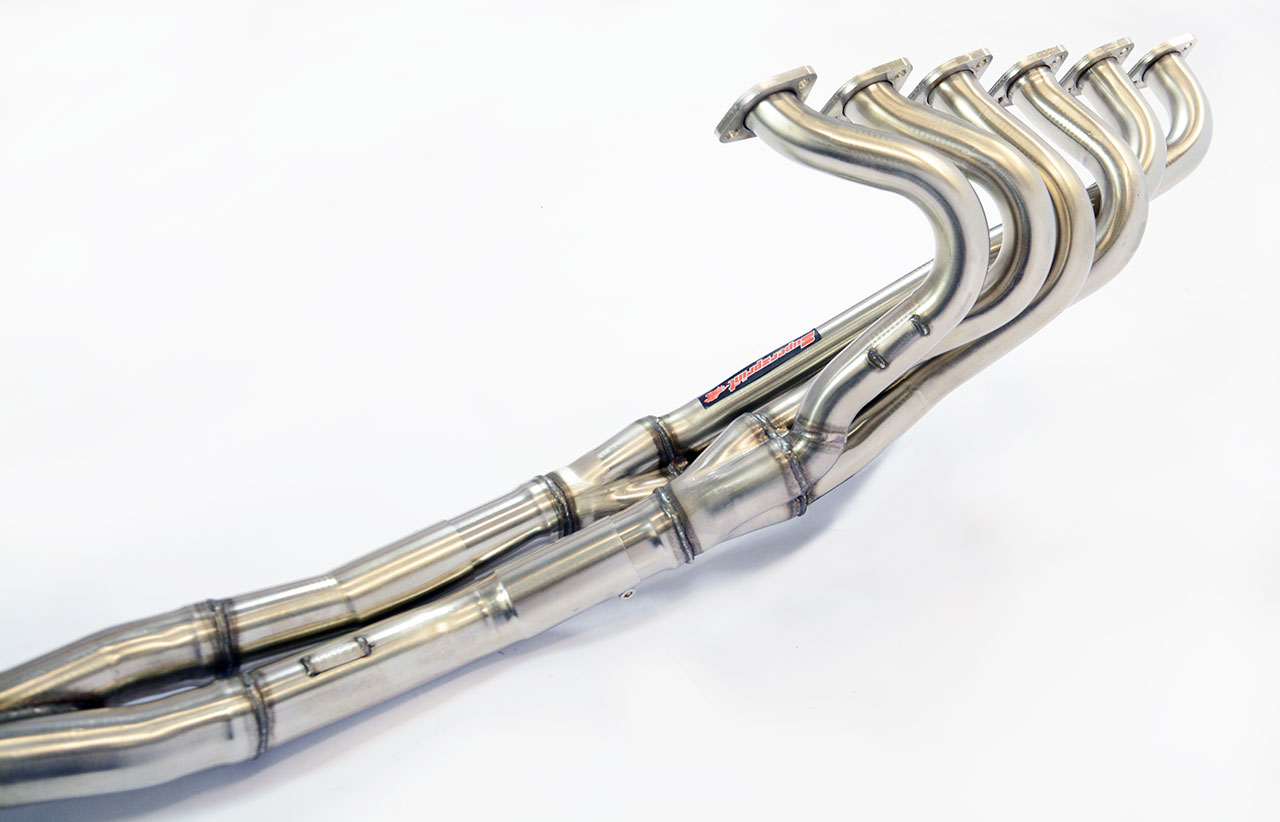 Colectores + X-Pipe (Volante a la izquierda) Acero Inox para catalizador OEM 