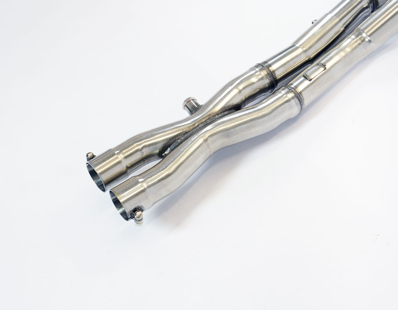 Colectores + X-Pipe (Volante a la izquierda) Acero Inox para catalizador OEM 