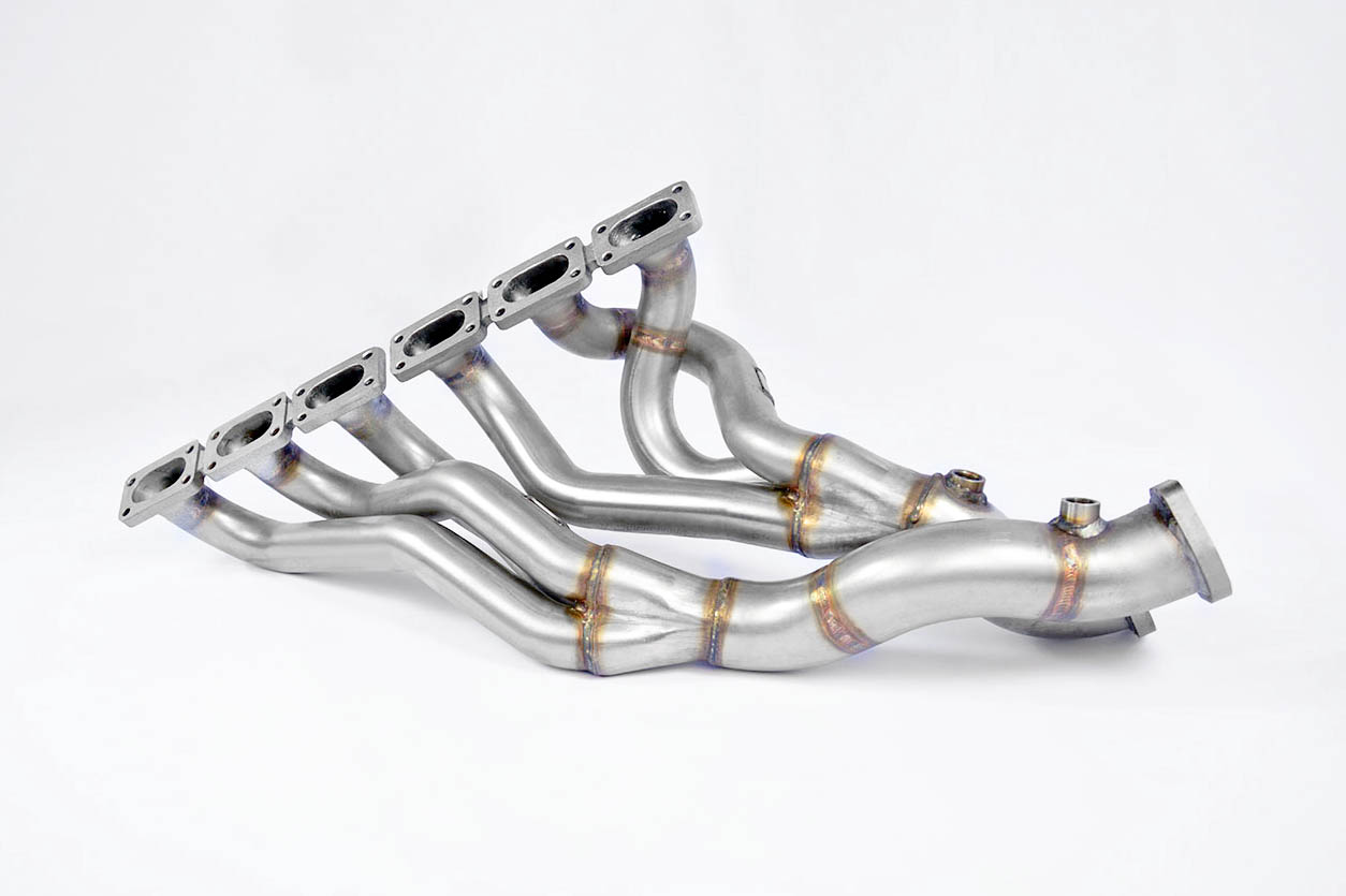 Manifold (Left Hand Drive, With CO sensor bungs) Also fits with the OEM catalytic converter