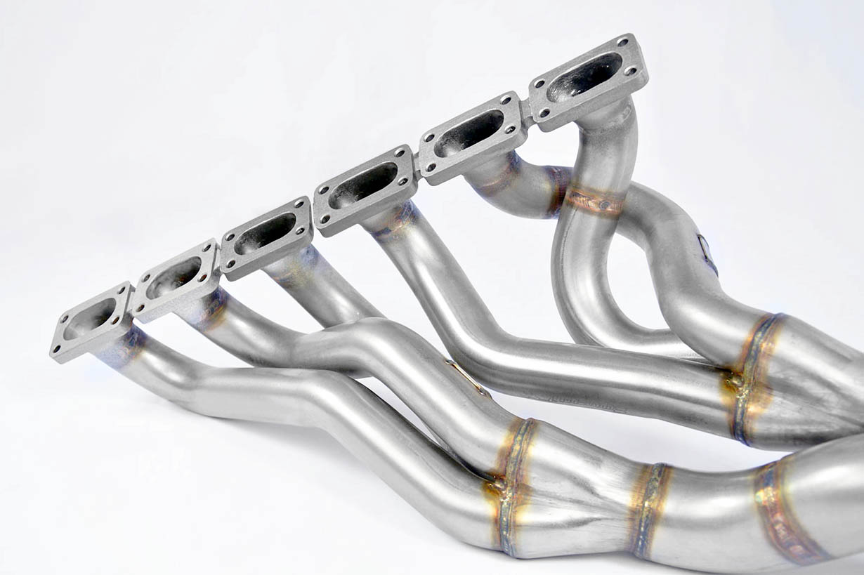 Manifold (Left Hand Drive, With CO sensor bungs) Also fits with the OEM catalytic converter