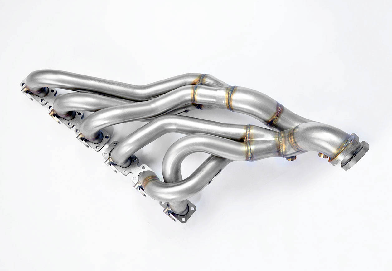 Manifold (Left Hand Drive, With CO sensor bungs) Also fits with the OEM catalytic converter