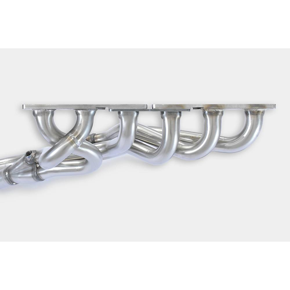 Manifold for OEM catalytic converter (Left Hand Drive - with ports for the stock air injection system)