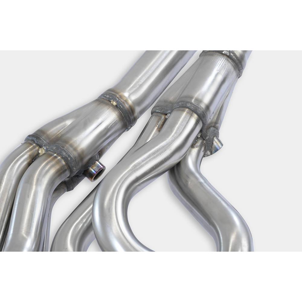 Manifold for OEM catalytic converter (Left Hand Drive - with ports for the stock air injection system)