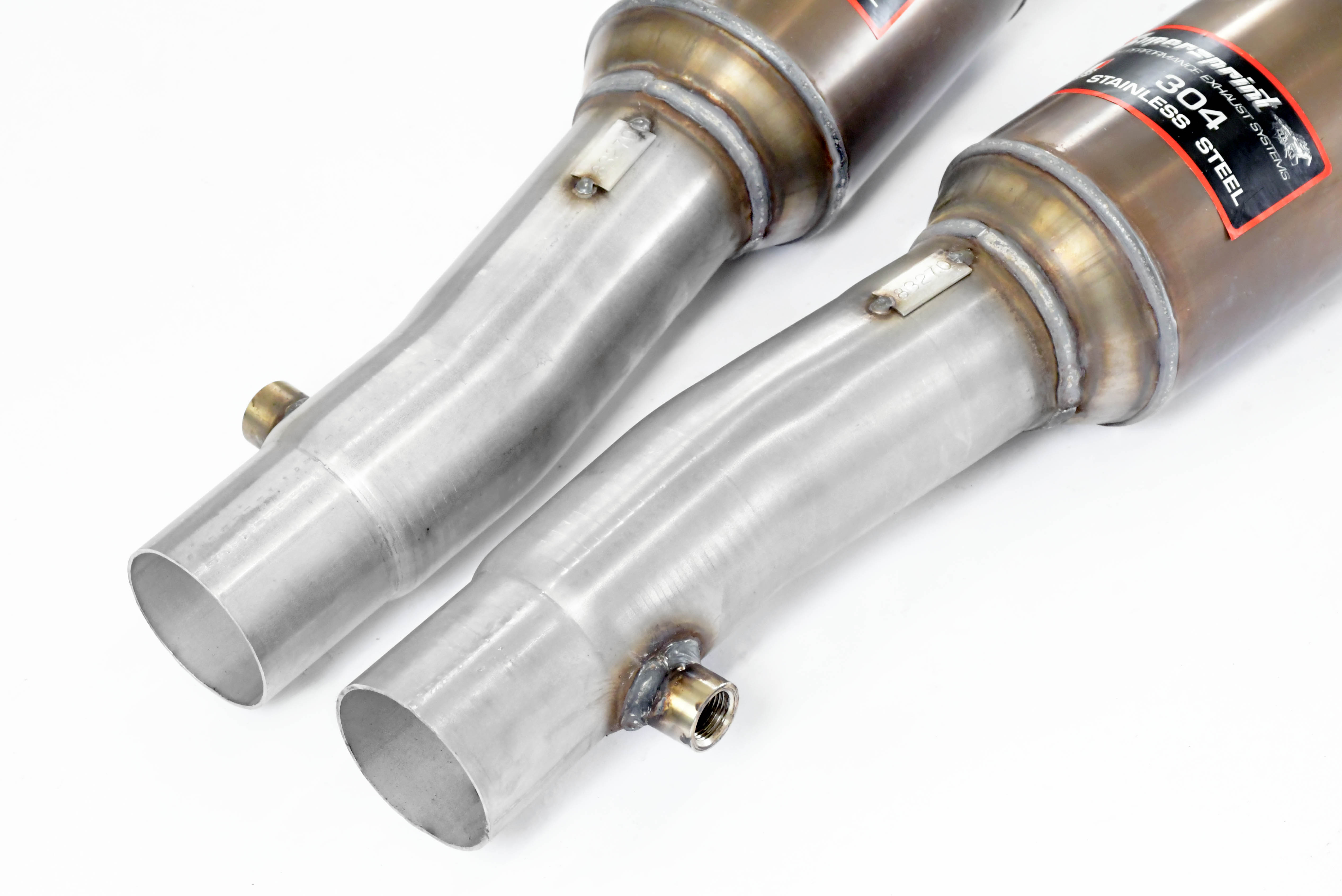 Kit anteriore Destro - Sinistro con catalizzatore metallico