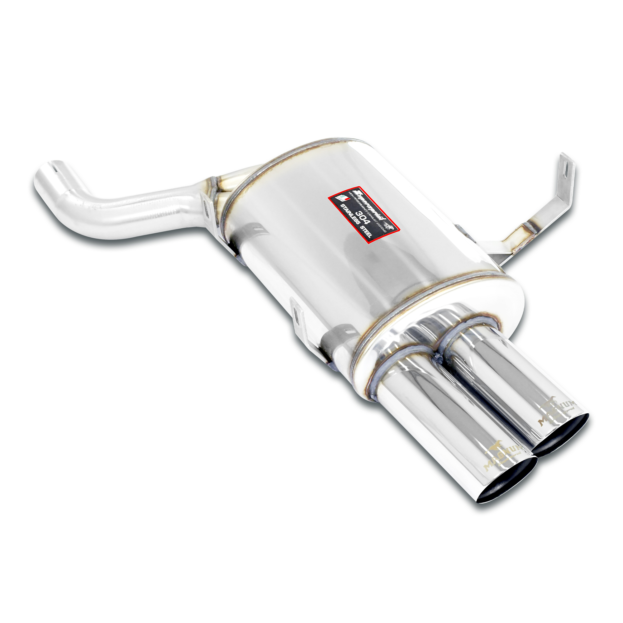 Rear muffler, Race Tips Package <strong><span style=color:#ea0000;>With E.E.C. homologation</span></strong>