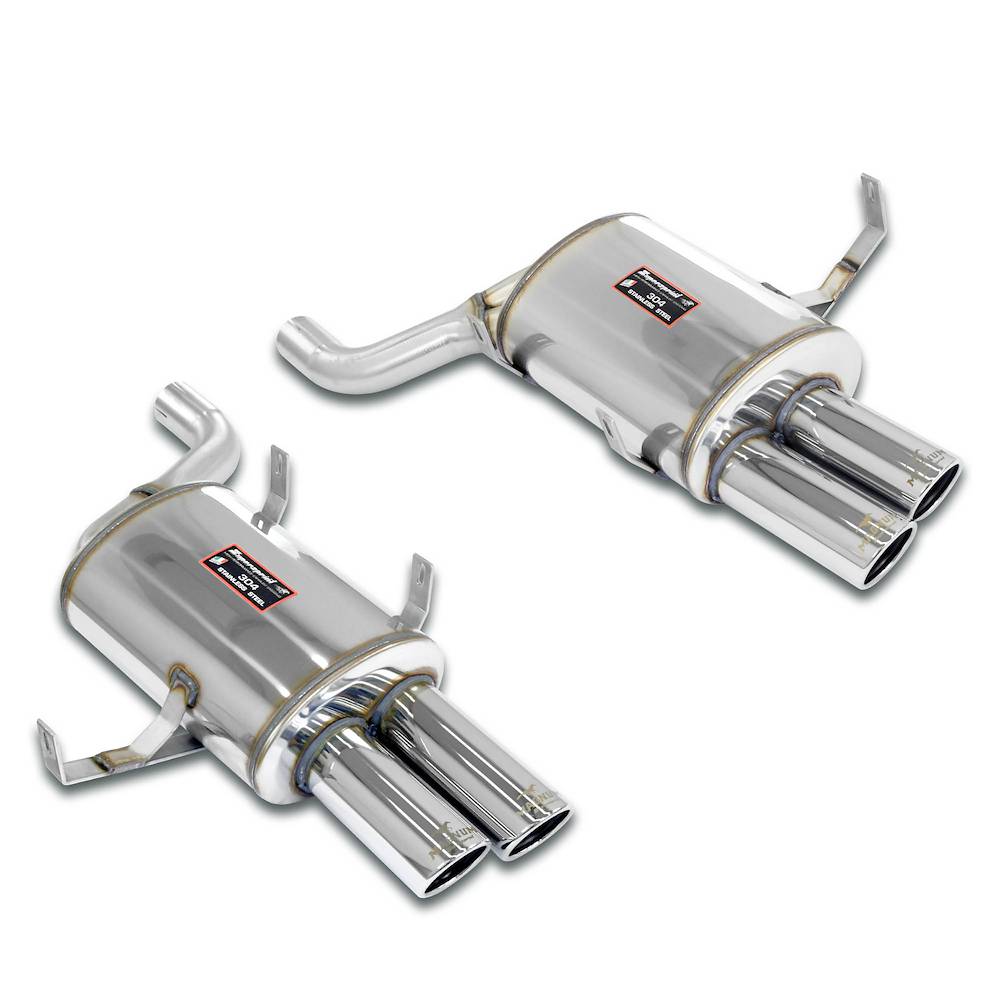 Rear muffler package <strong><span style=color:#ea0000;>With E.E.C. homologation</span></strong>