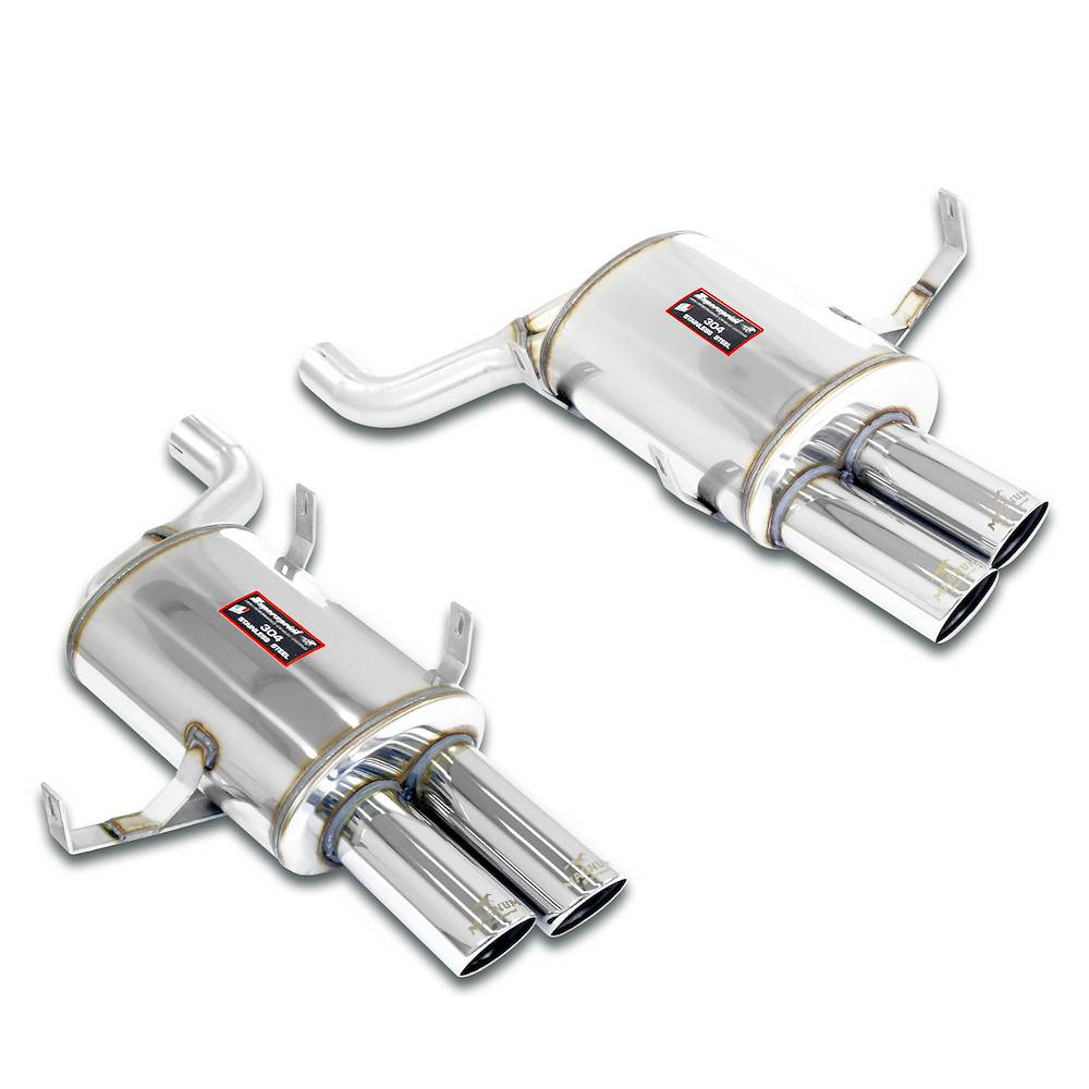 Rear muffler, Race Tips Package <strong><span style=color:#ea0000;>With E.E.C. homologation</span></strong>