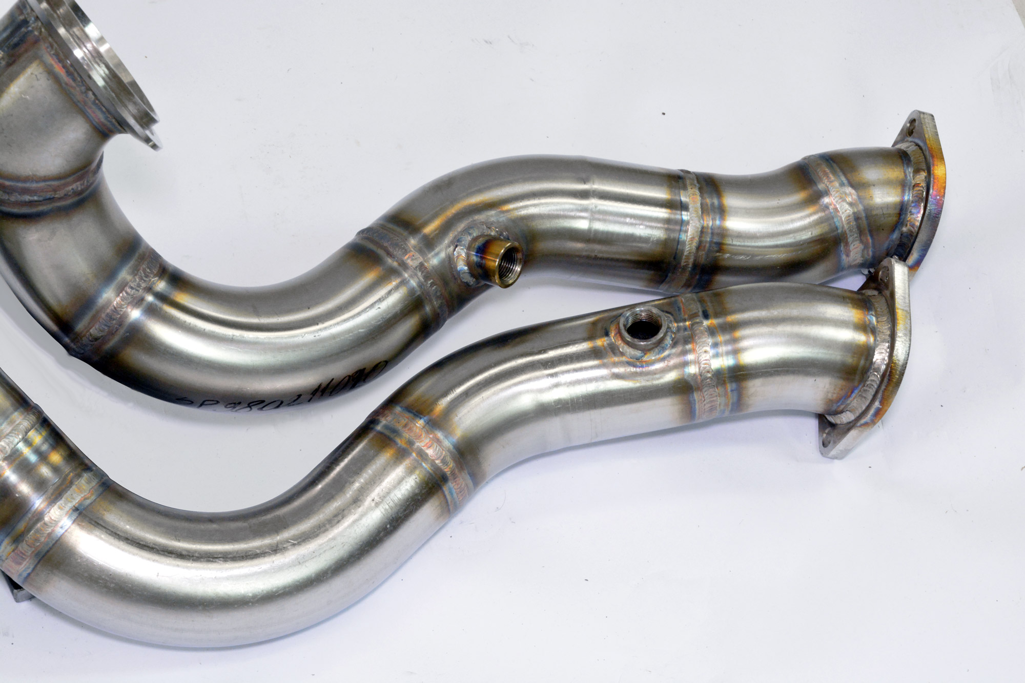 Kit downpipe Destro - Sinistro senza giunto compensatore (sostituisce pre-catalizzatore principale)