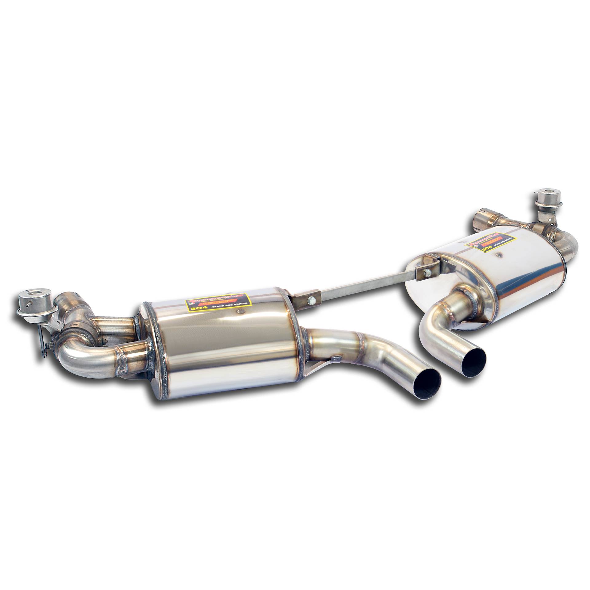 Rear exhaust Right + Left with Valves
