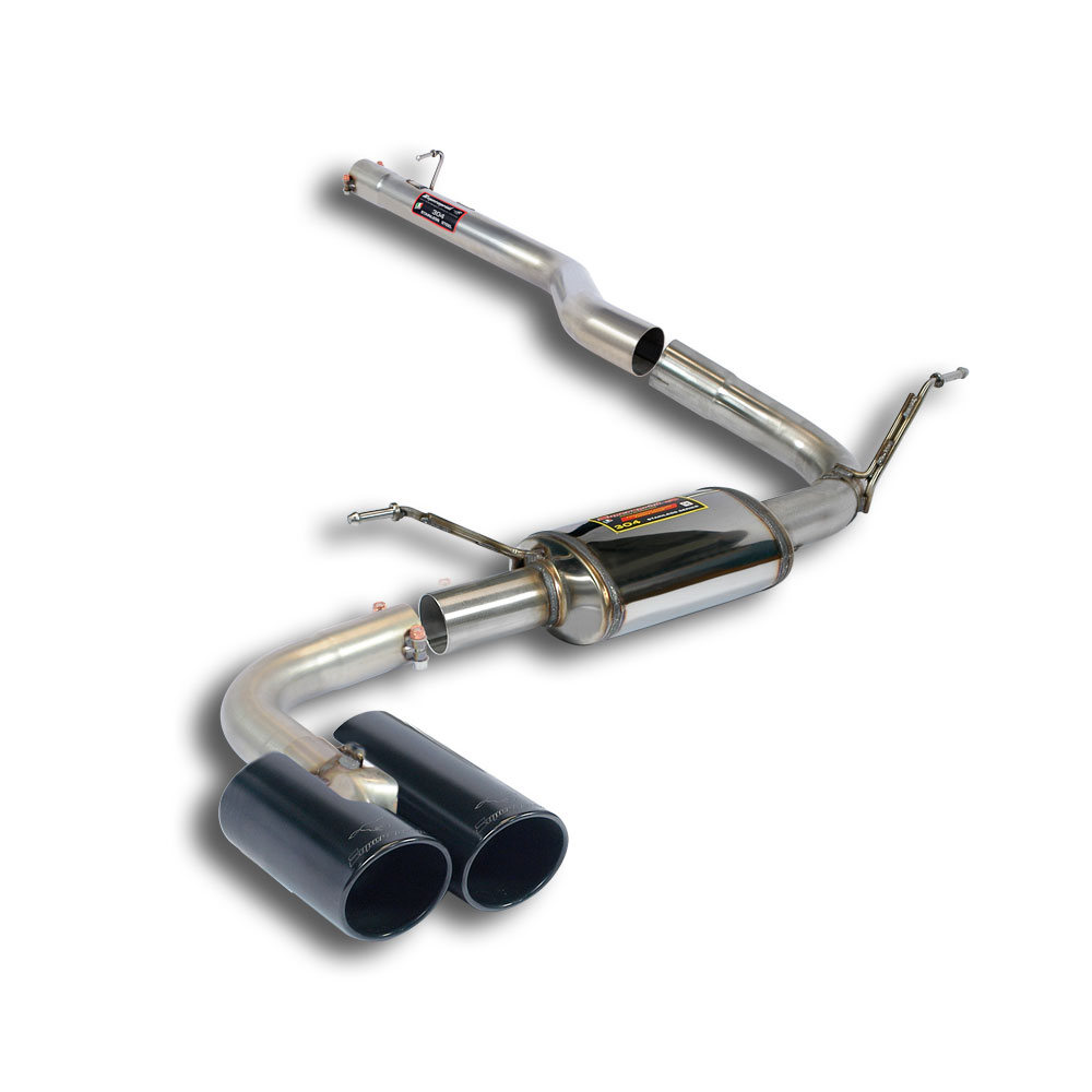 Rear exhaust OO80 Gun Metal Grey