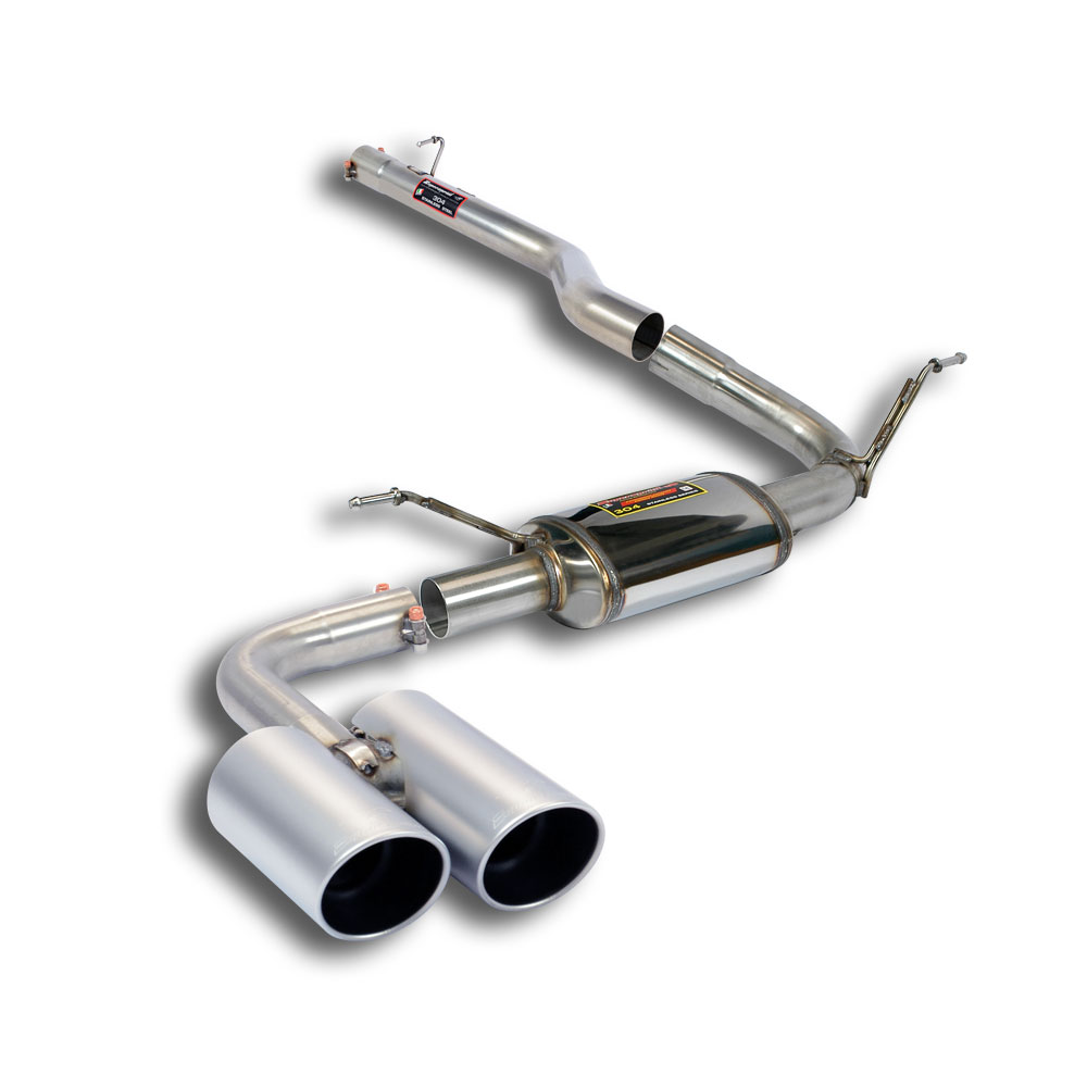 Rear exhaust OO90 Satinado