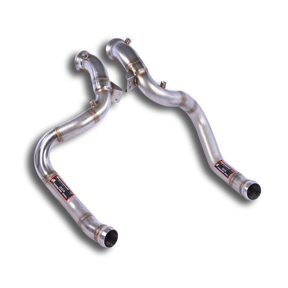 Downpipe kit Right + Left (Deletes the primary and the secondary catalytics)