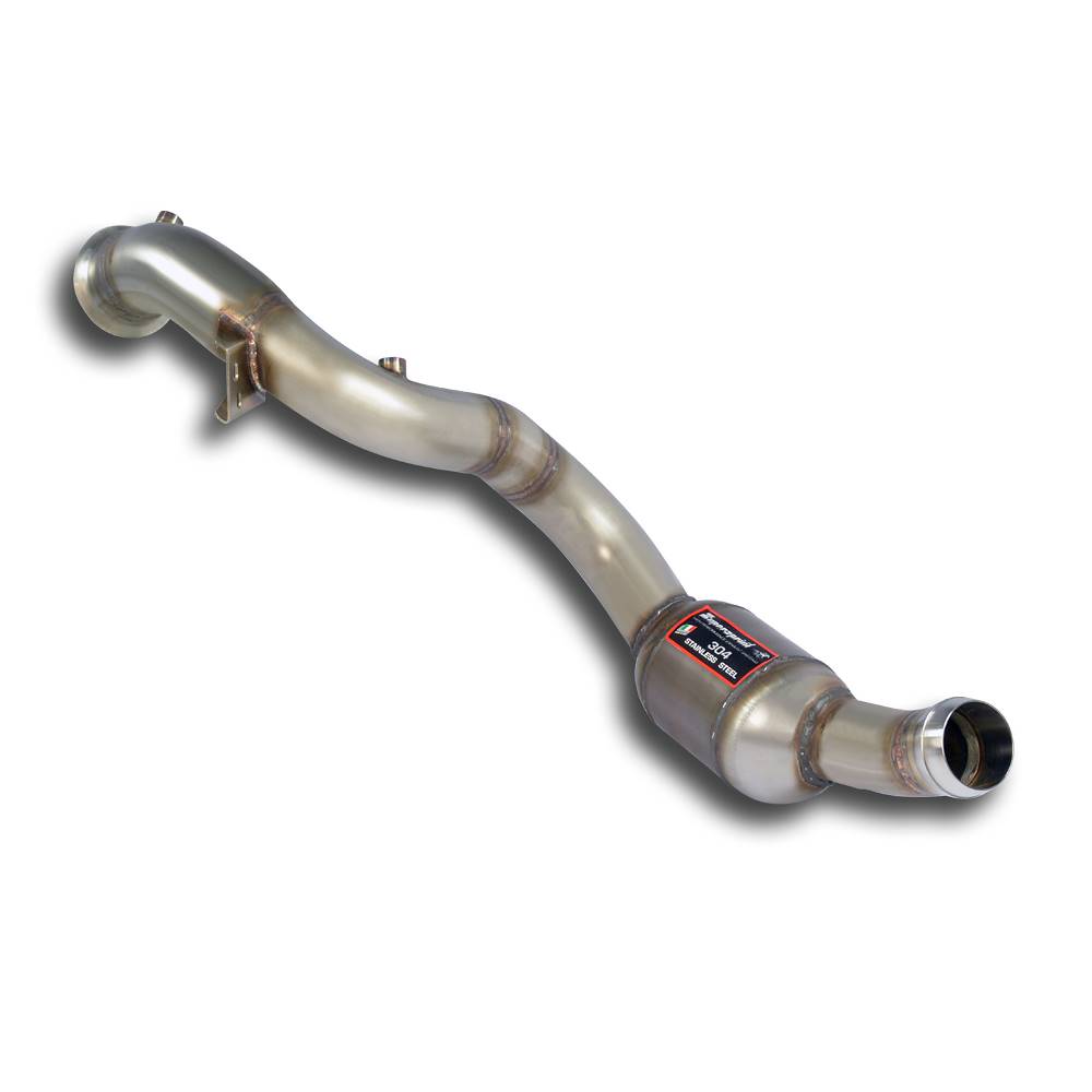 Downpipe Right + Metallic catalytic 100CPSI WRC Deletes the primary catalytic