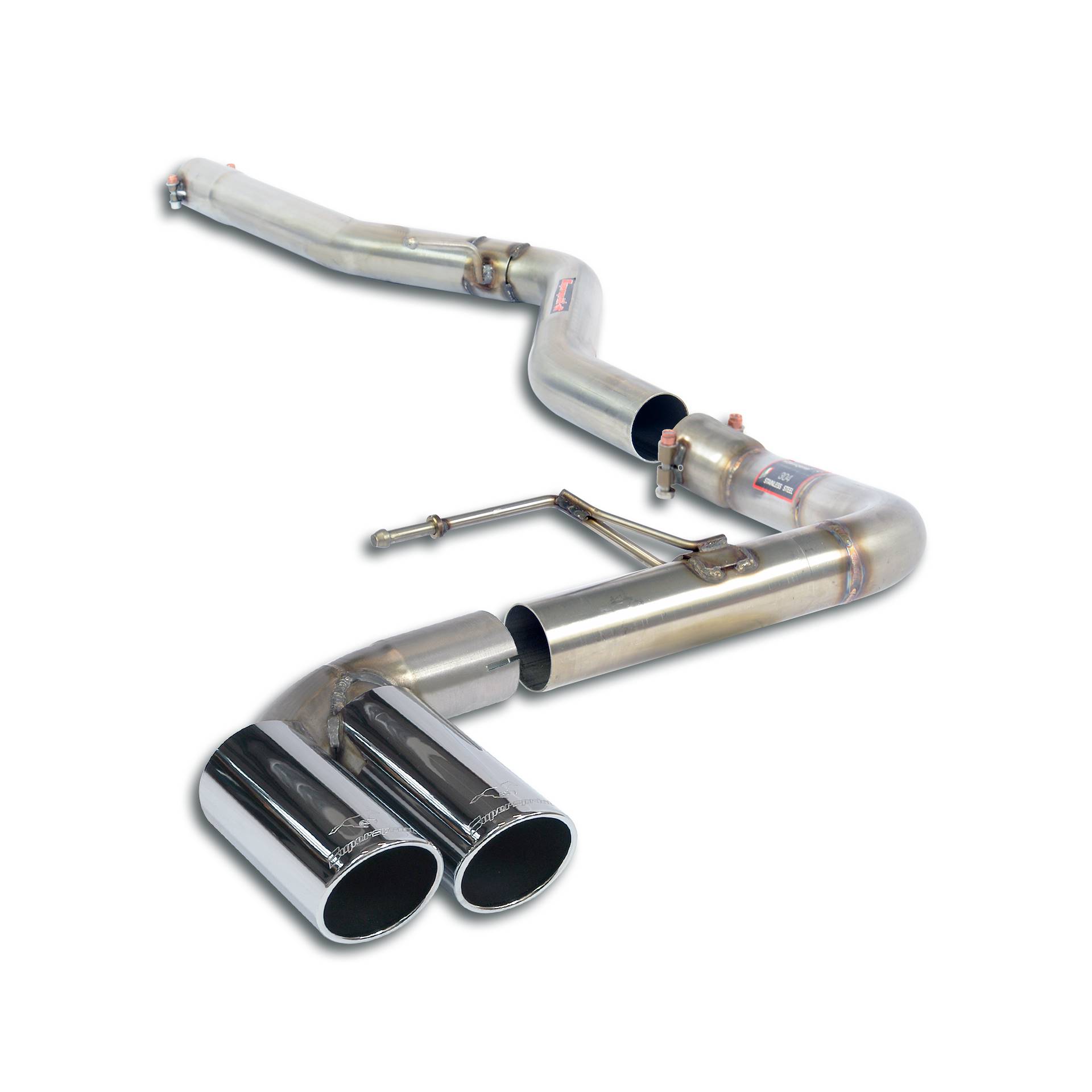 Tube de liasion + Tube de fuite OO80 (Suppression du silencieux)