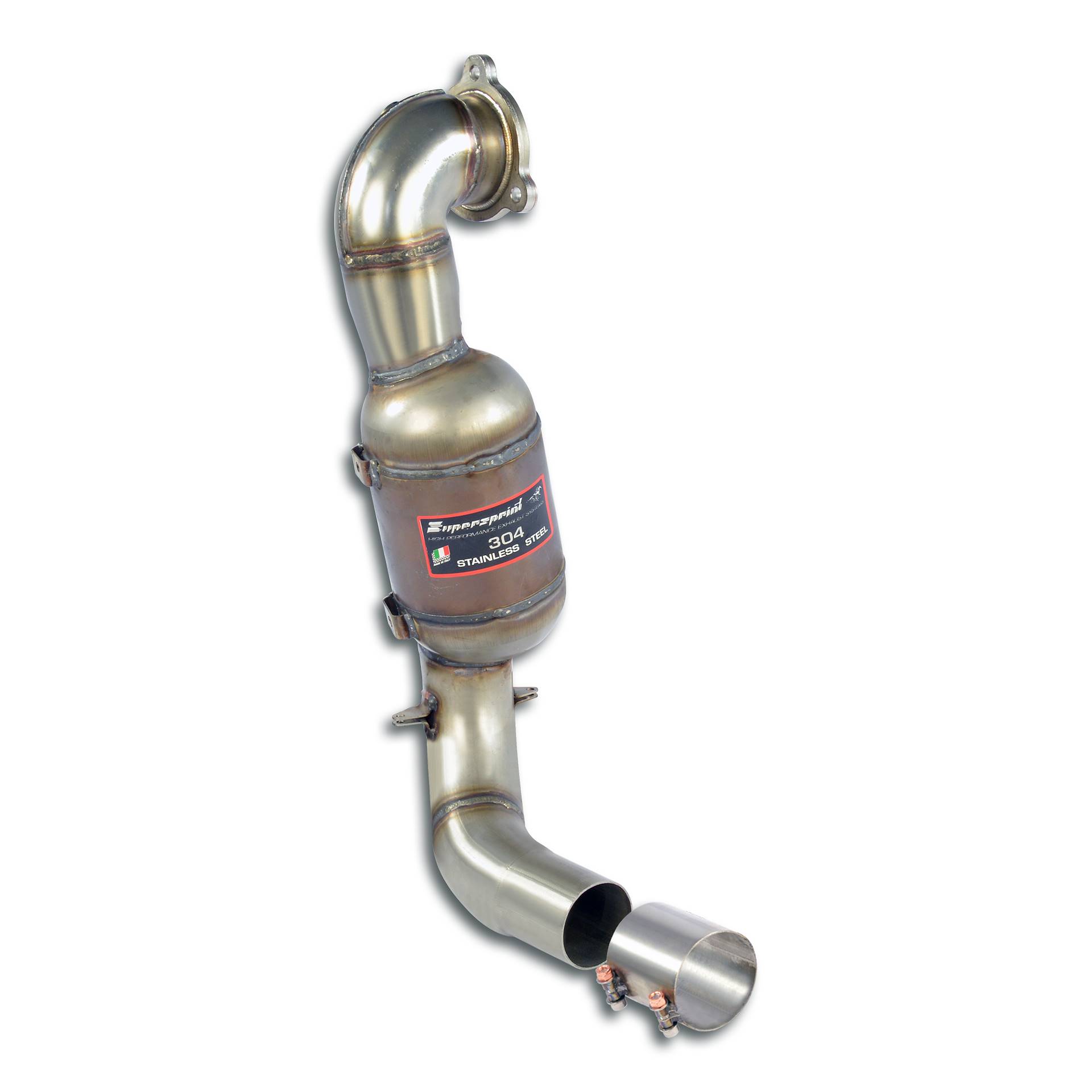 Downpipe + Catalizzatore metallico WRC 100CPSI