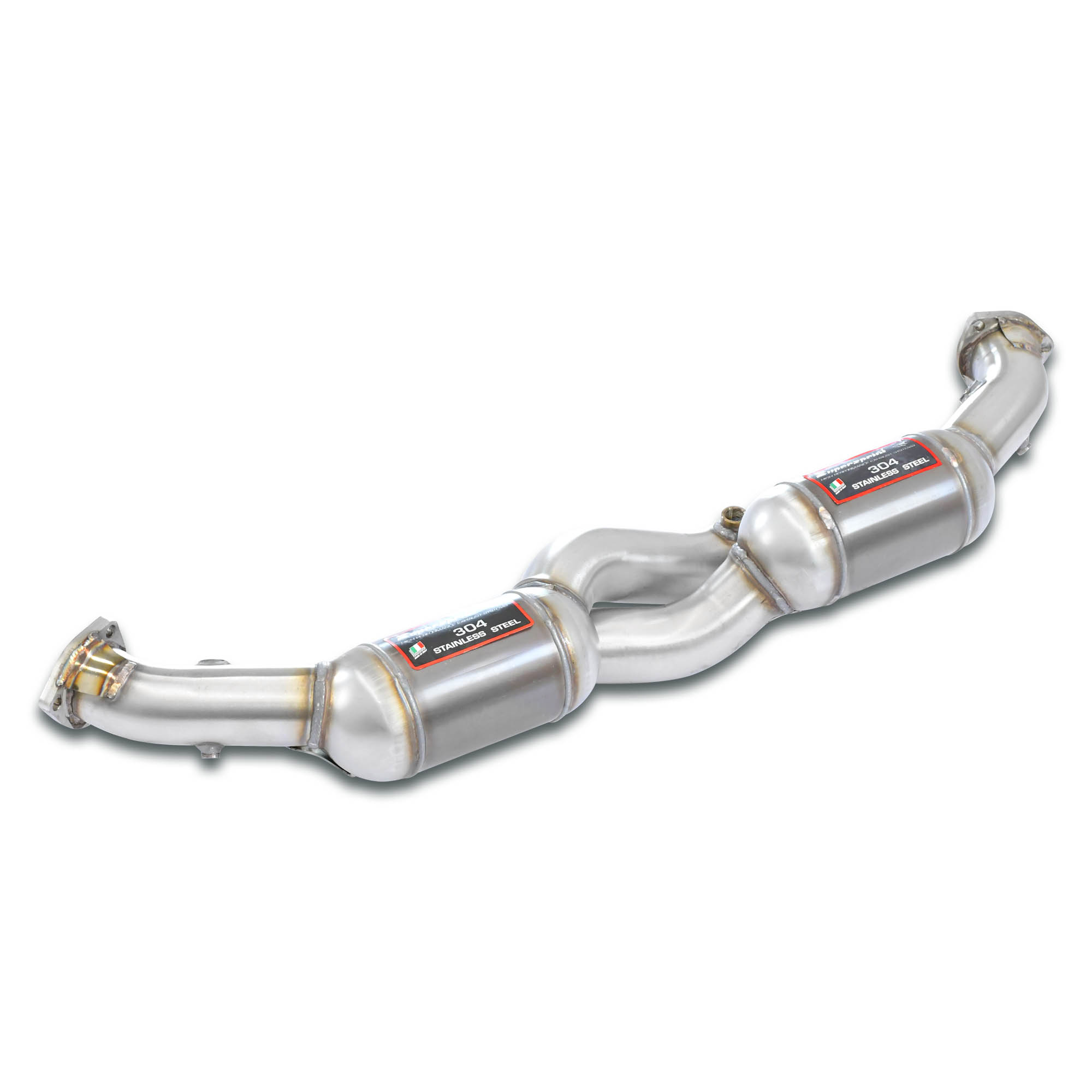 Tube avant Droite + Gauche avec Catalyseur métallique 200CPSI Compatible avec les silencieux arrière d'origine