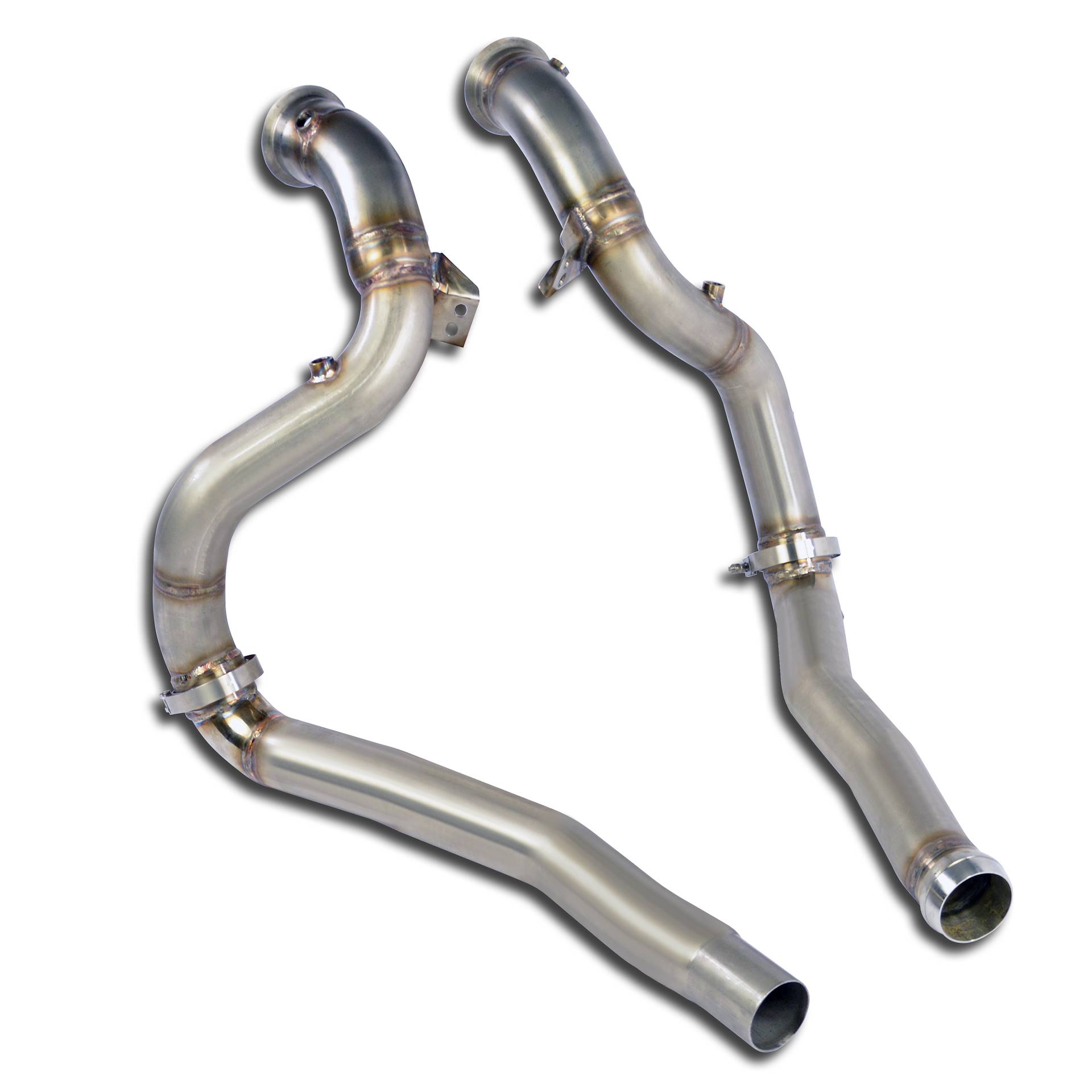 Downpipe kit Right + Left (Replaces catalytic converter) (RHD - LHD)