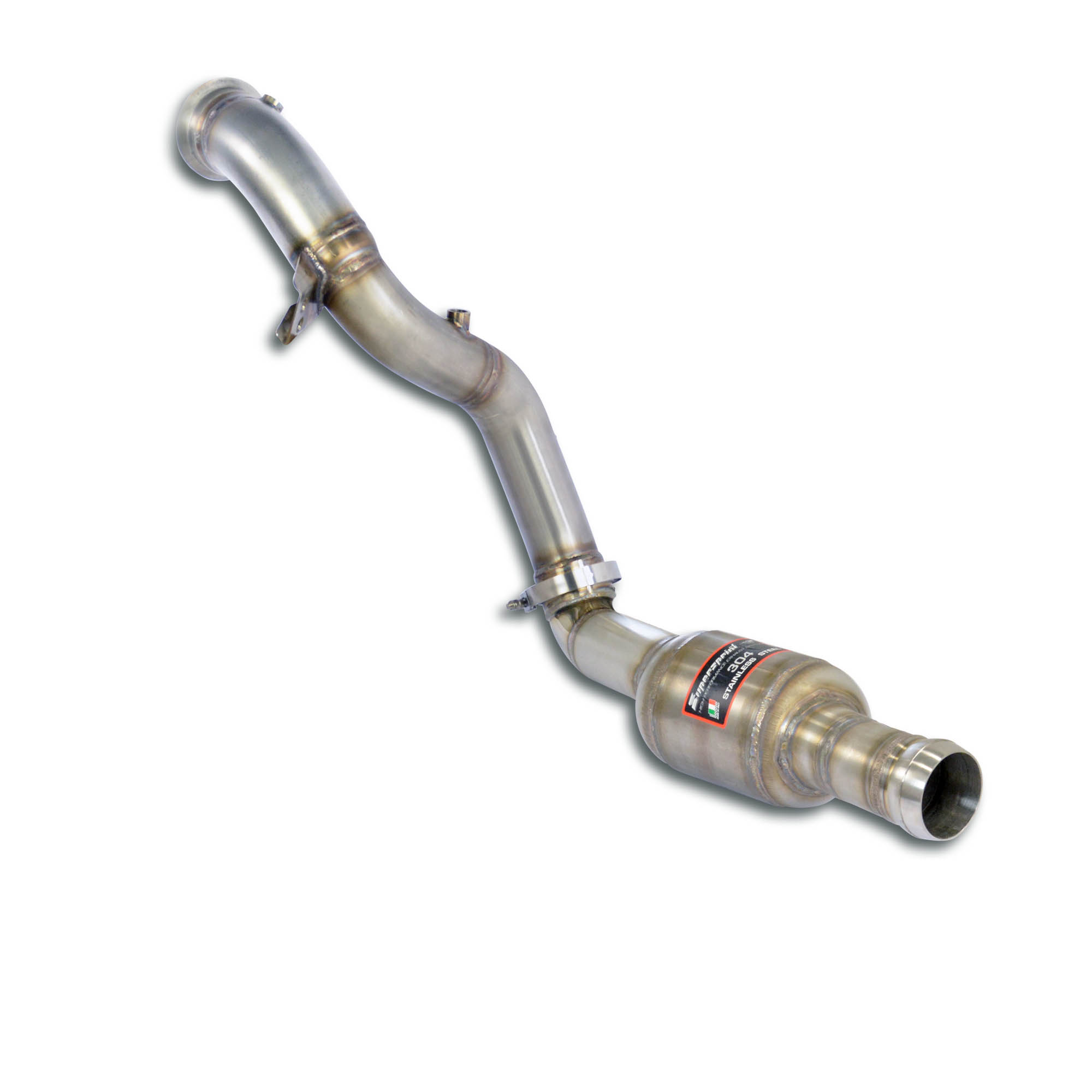 Downpipe Right + Metallic catalytic converter (Replaces pre-catalytic converter) (RHD - LHD) 
