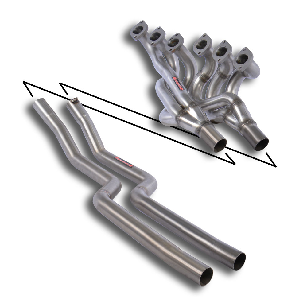 Colectores + Tubos de conexión 100% Acero Inox (Left Hand Drive)