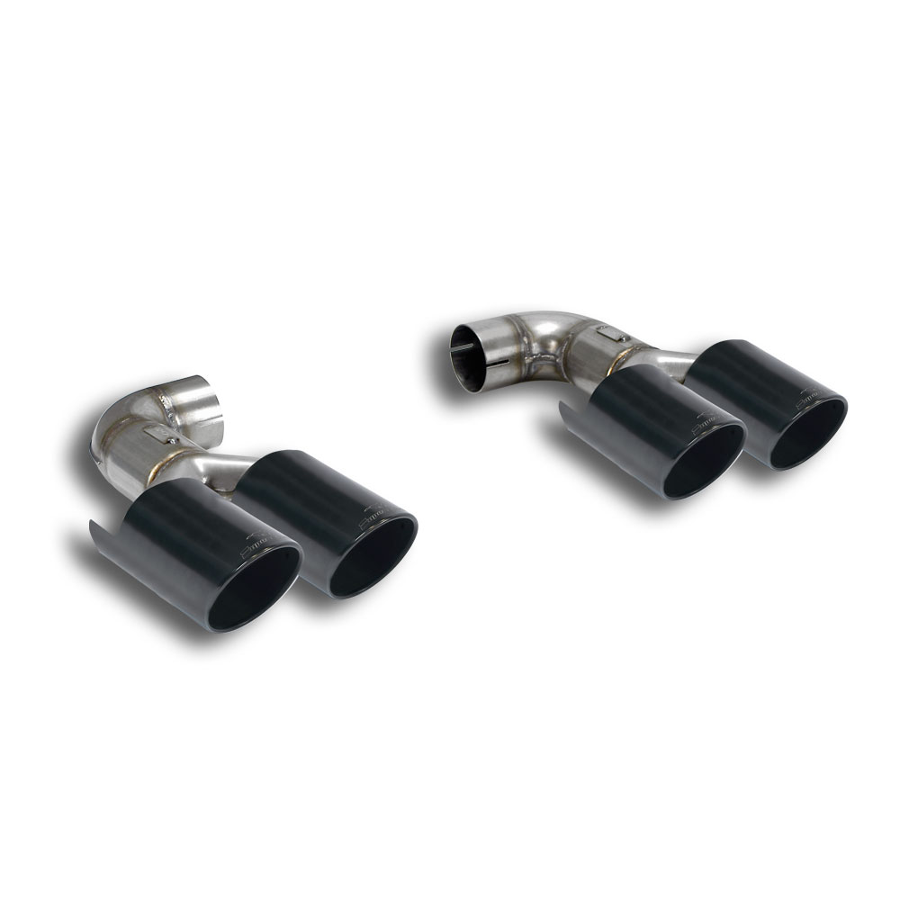 Endrohrsatz Rechts OO 90 +Links OO 90 Gun Metal Grey
