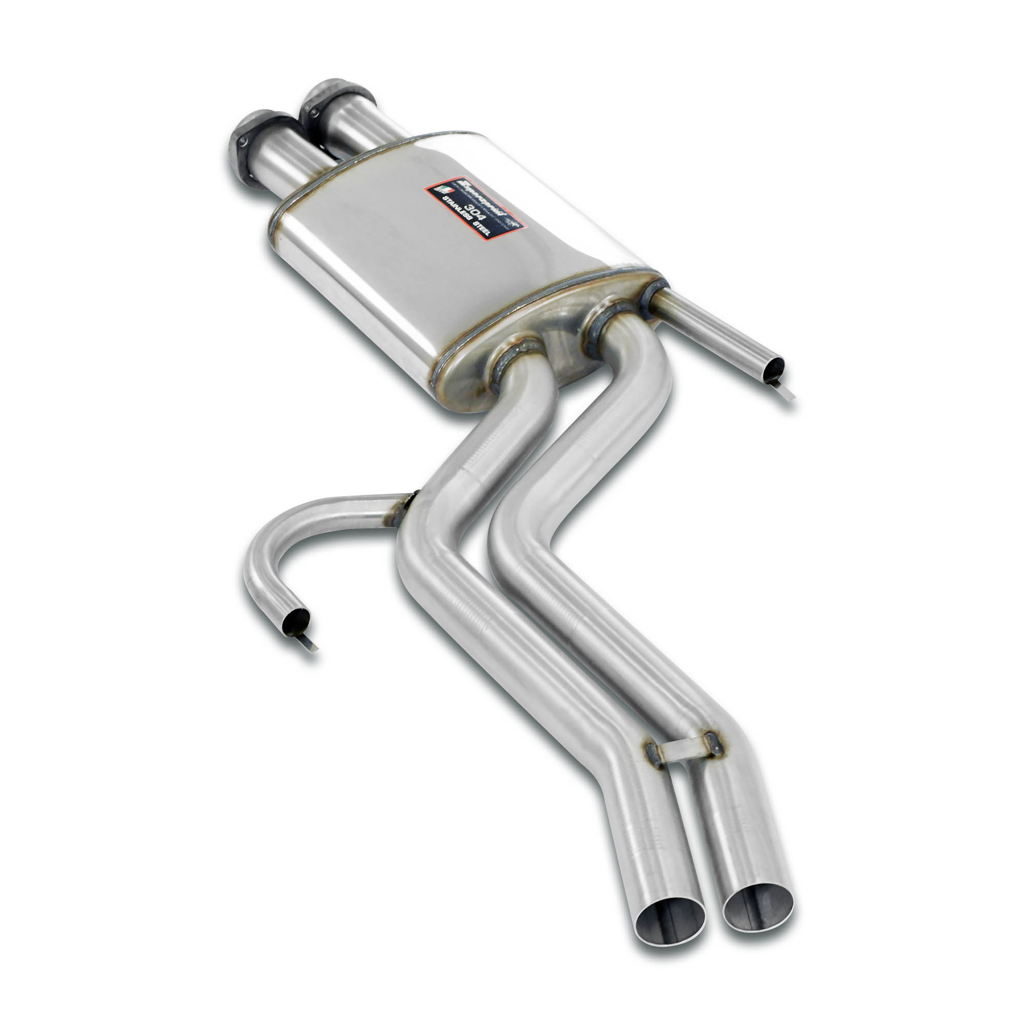 Centre exhaust Stainless steel