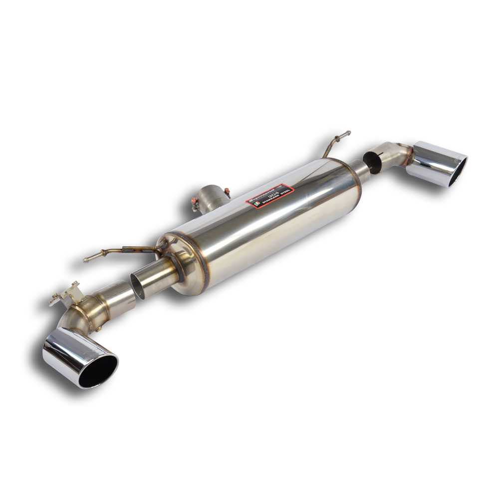 Rear exhaust Right O100 - Left O100 with valve