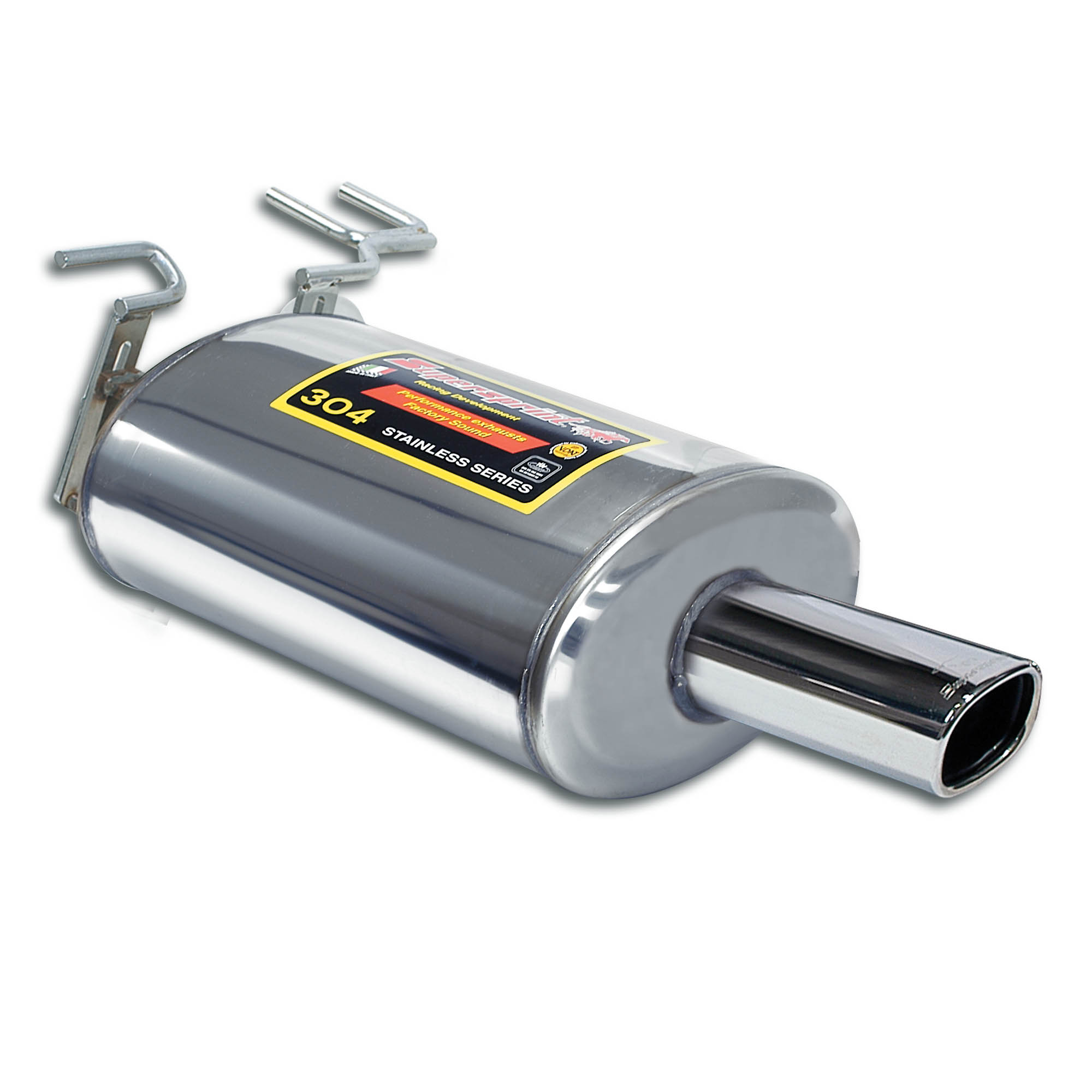 Silencioso trasero 95x75 (Para paragolpes OEM)