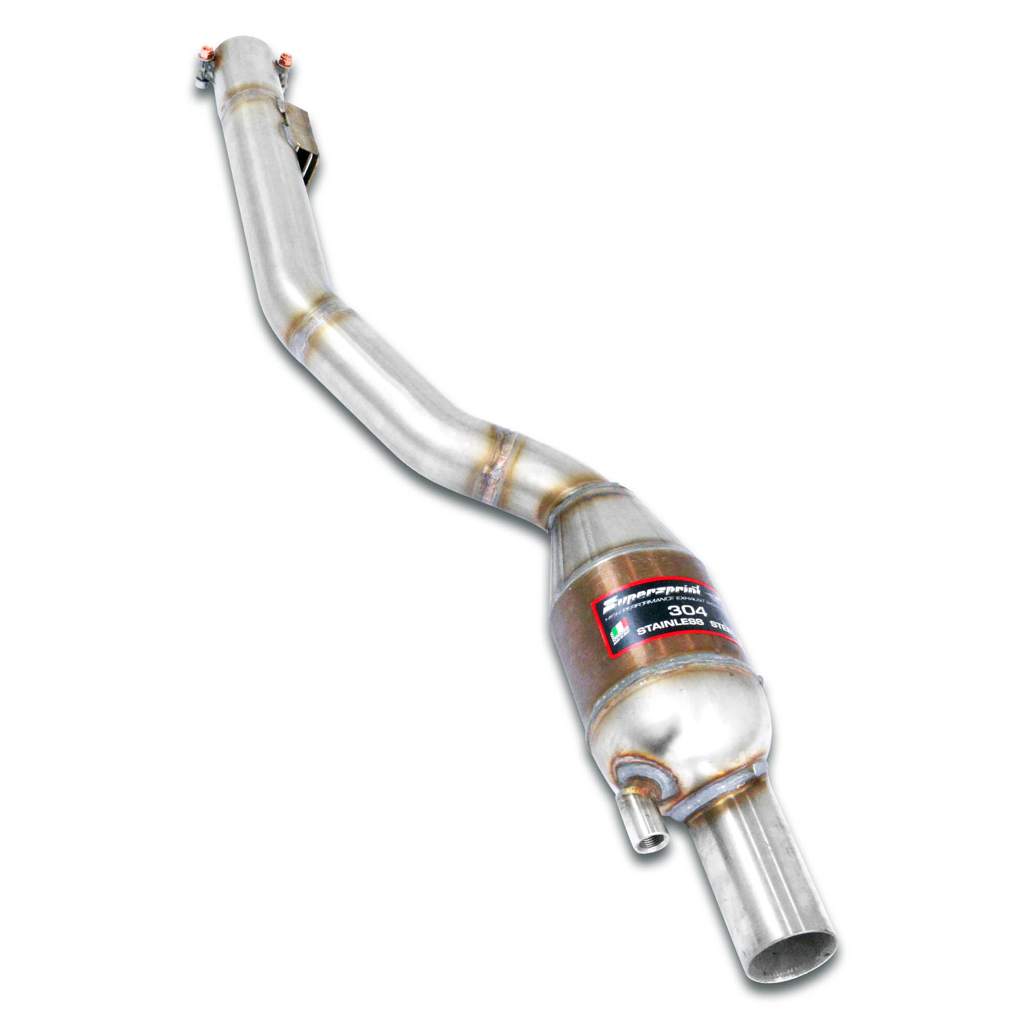 Front metallic catalytic converter Left