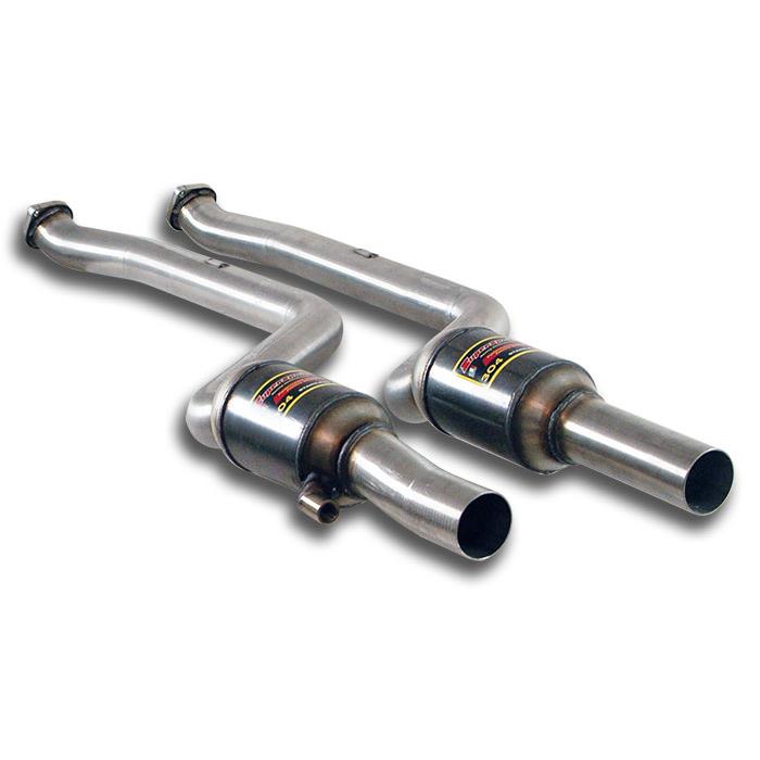 Front exhaust with  Metallic catalytic converter Right + Left