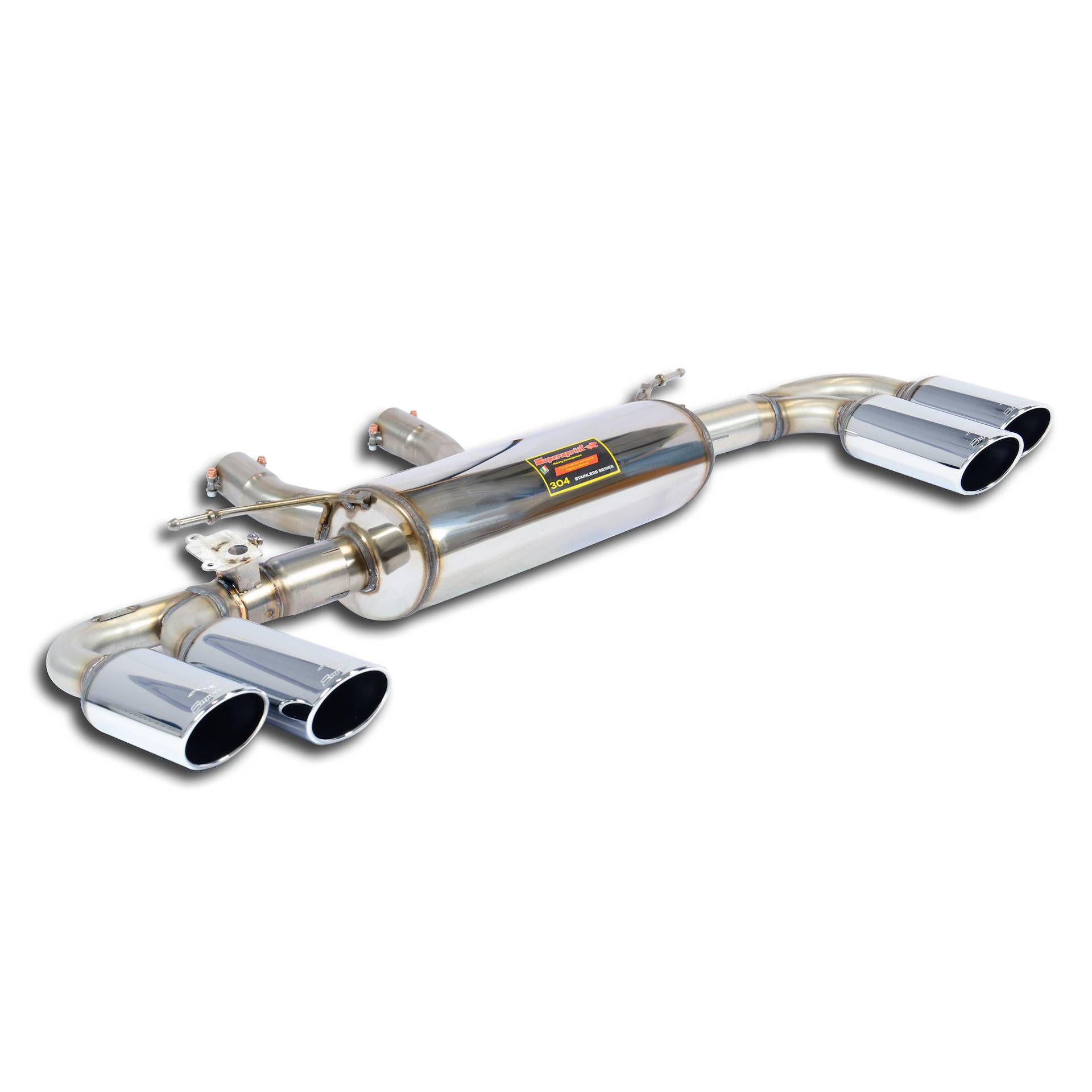 Rear exhaust 2 exit Right 100x75 - 2 exit Left 100x75
