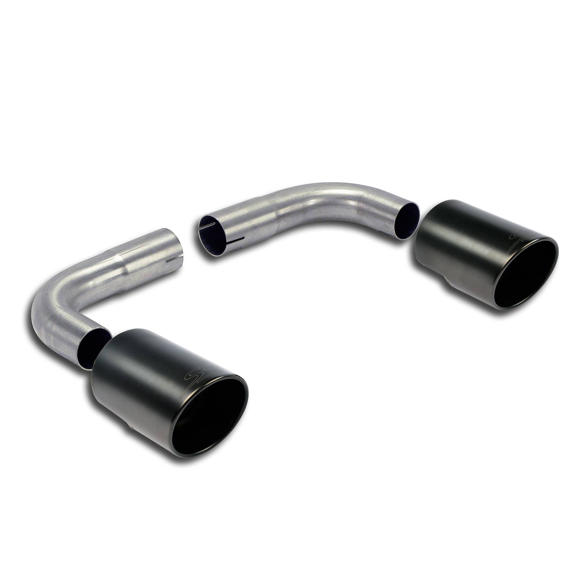 Endpipe kit RightO100 - LeftO100 Gun Metal Grey