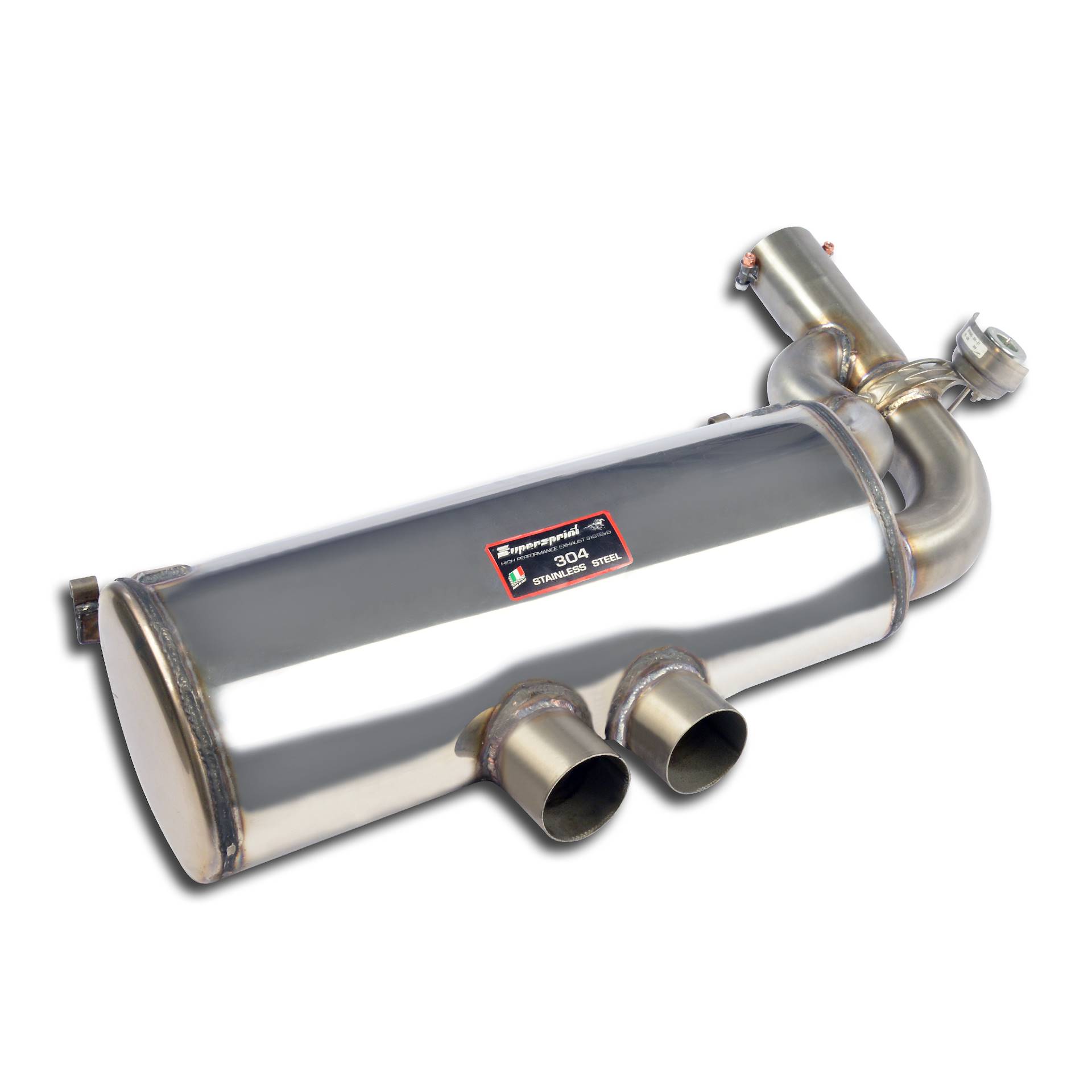 Rear exhaust with valve