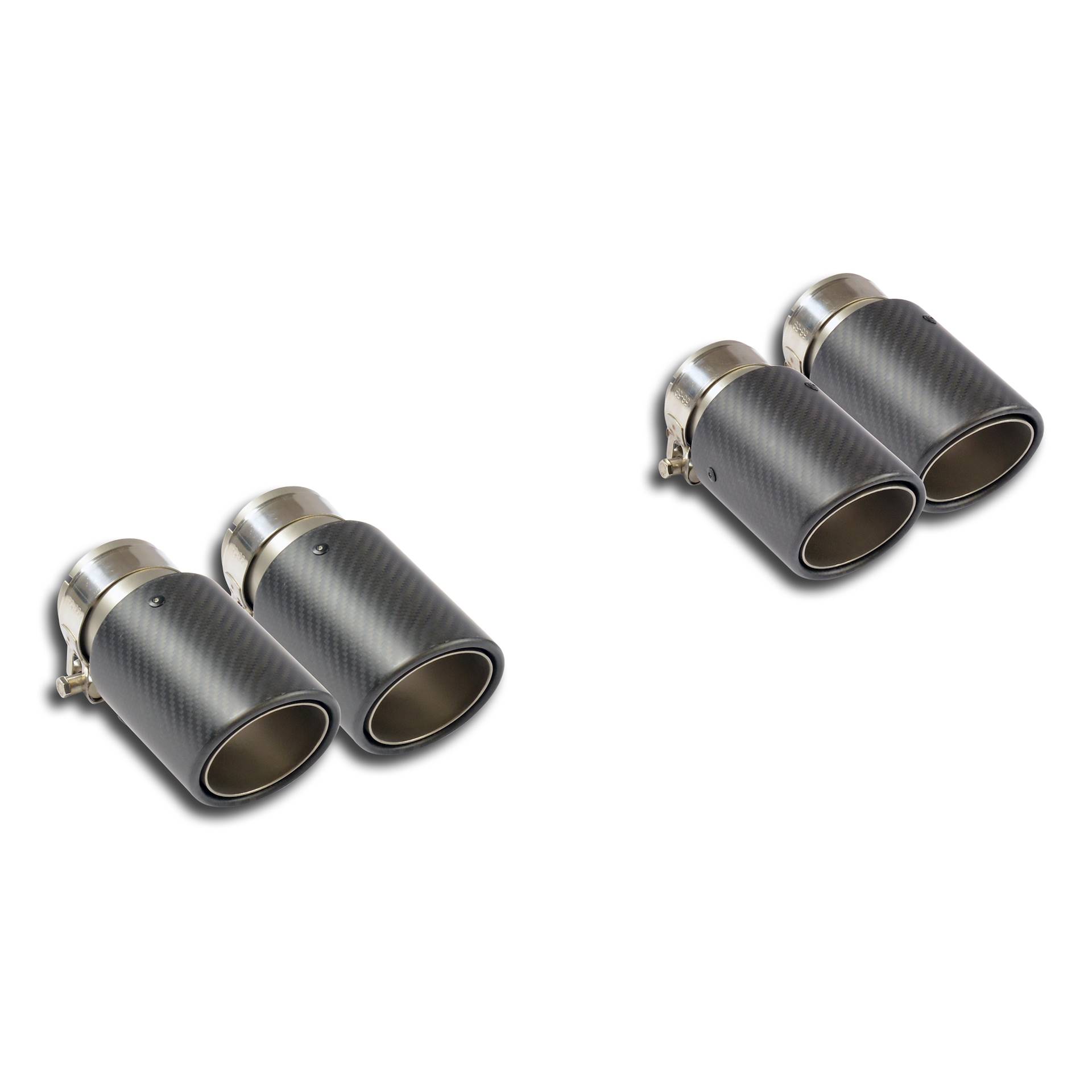Endpipe kit Right OO100 - Left OO100 carbon