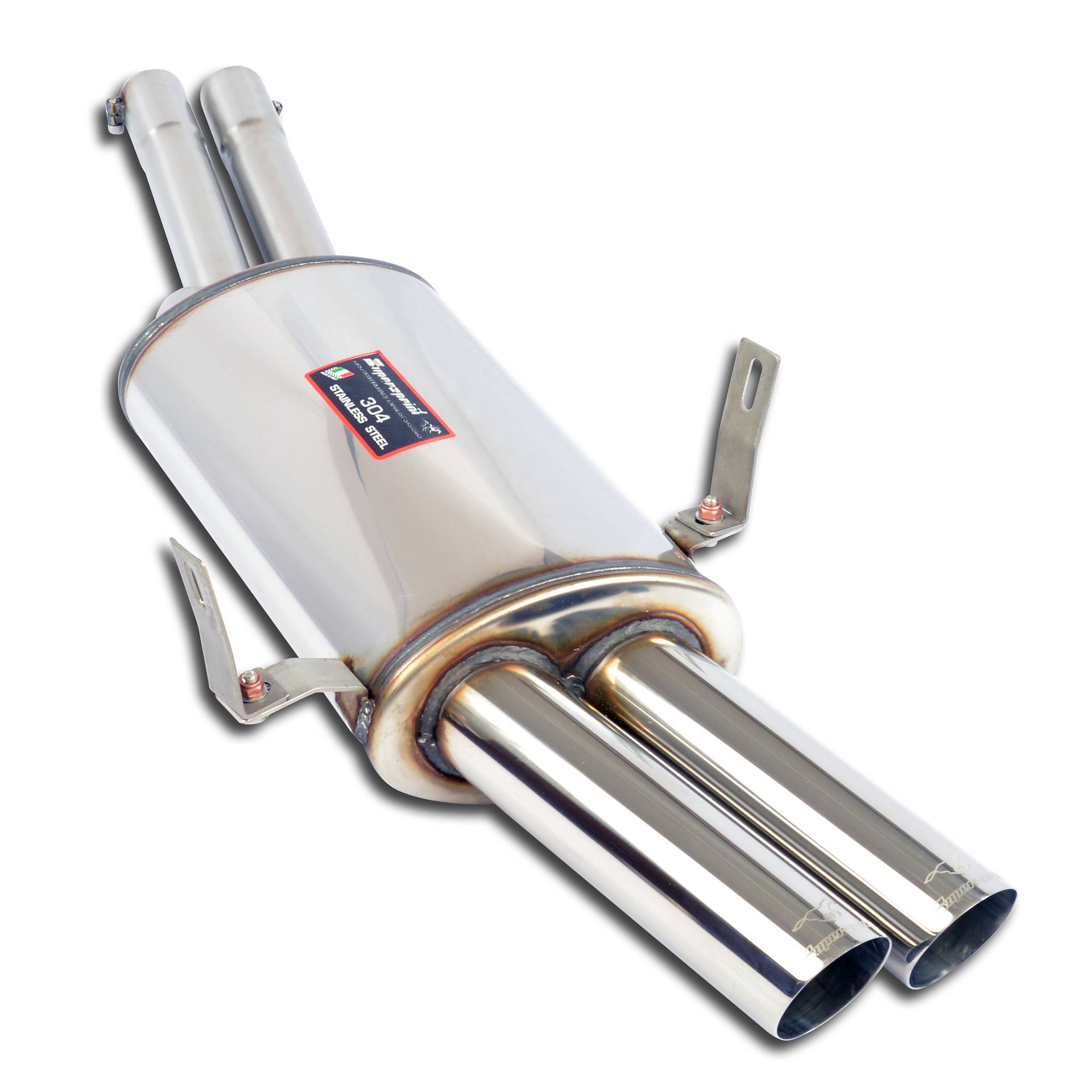 Silencioso trasero Racing OO70 100% Acero Inox