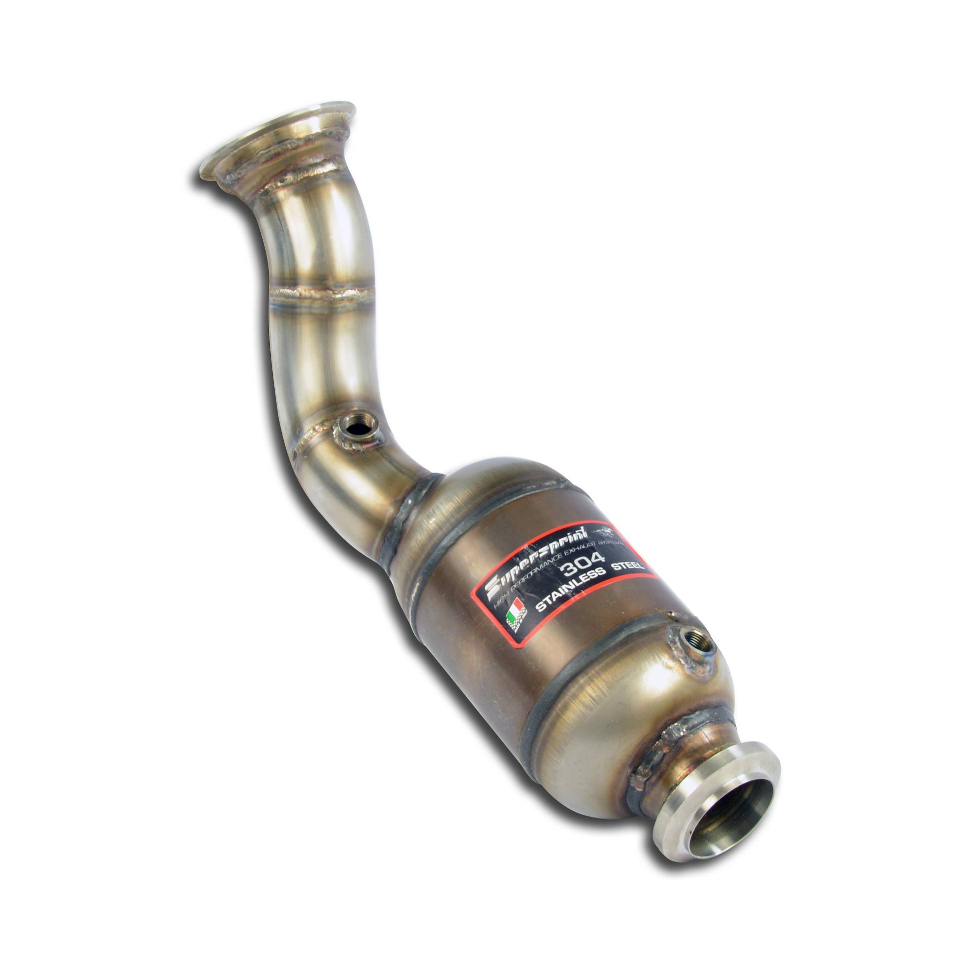 Downpipe Left + Metallic catalytic converter