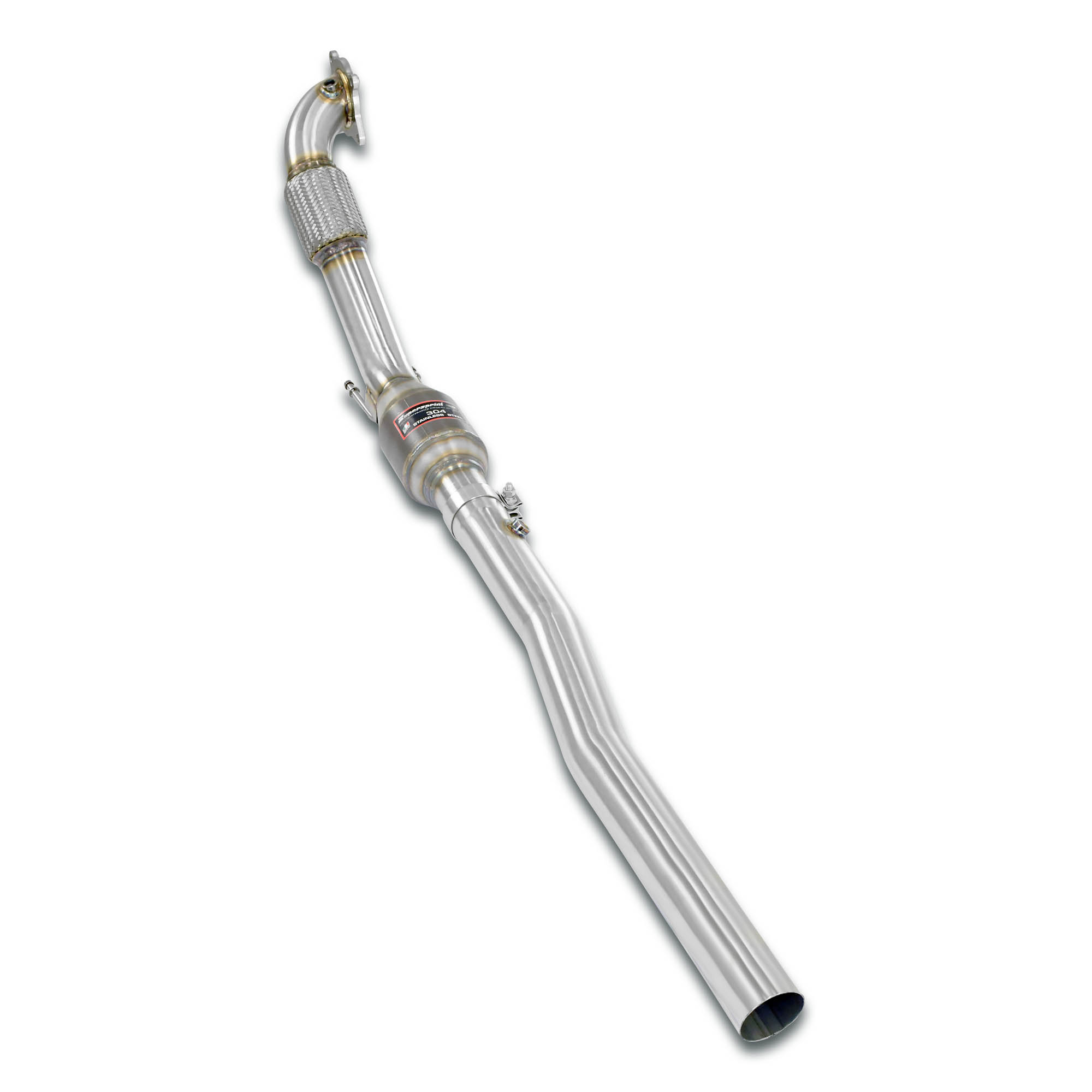 Turbo downpipe kit con catalizador metalico 200 CPSI  Ø130mm