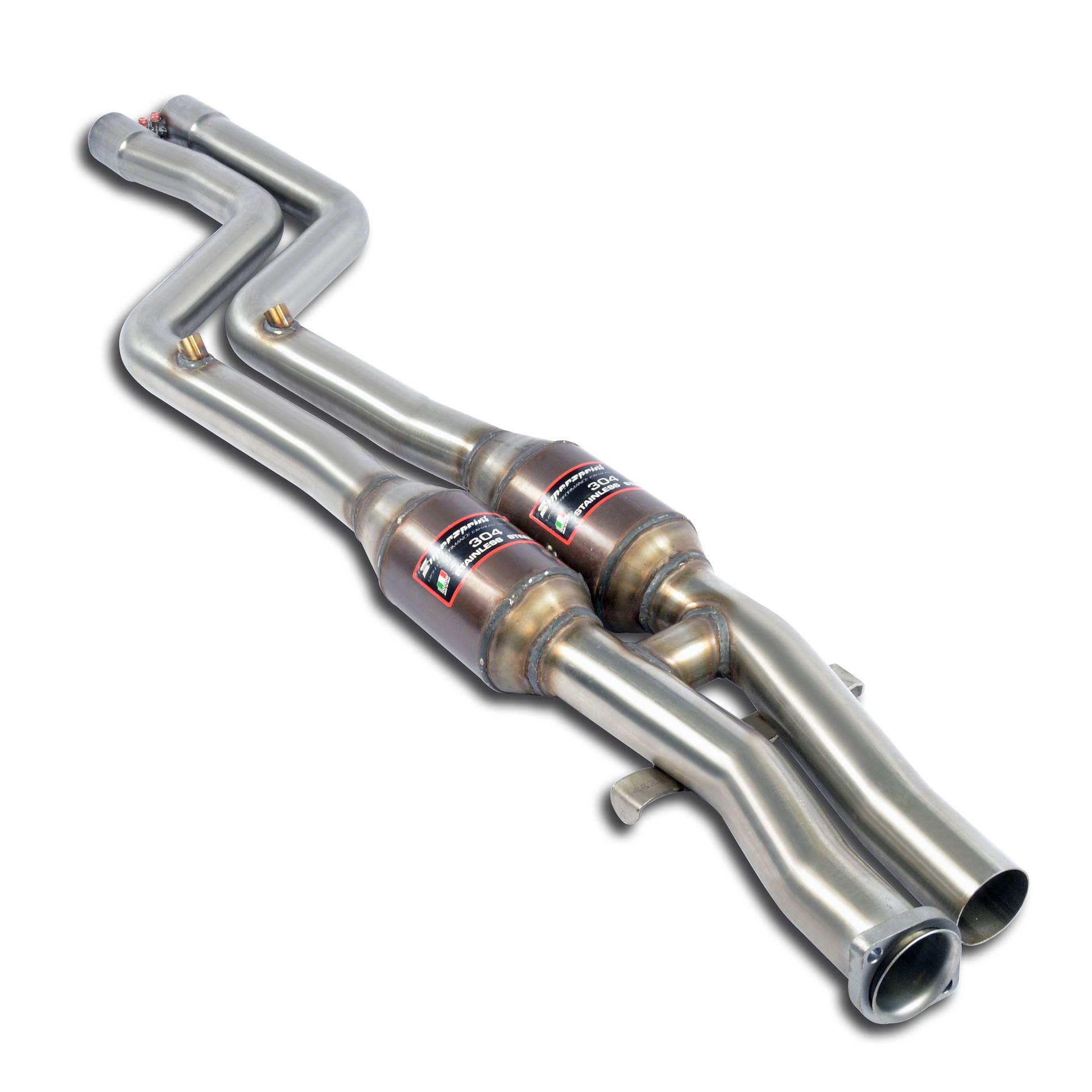 Front exhaust with  Metallic catalytic converter 100CPSI WRC