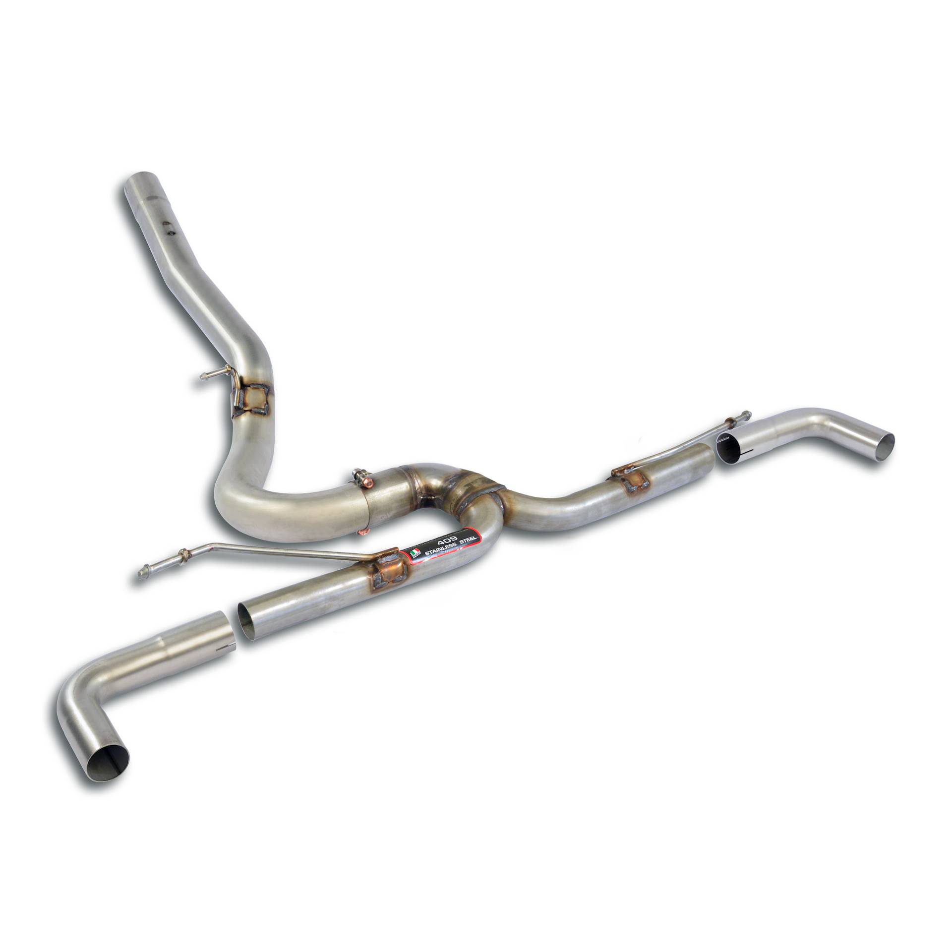 Rear pipe Y-Pipe Right - Left (Muffler delete)