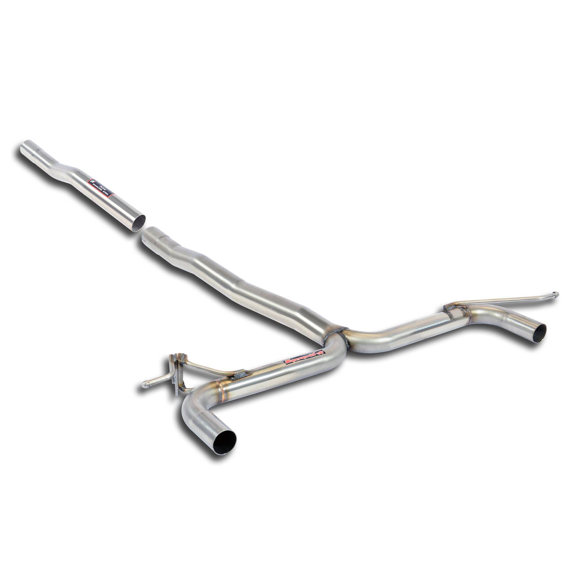 Rear pipe Y-Pipe Right - Left (Muffler delete)