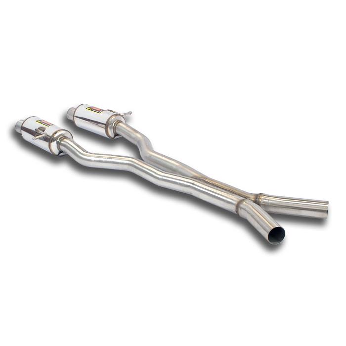 Silencieux central (chassis long)