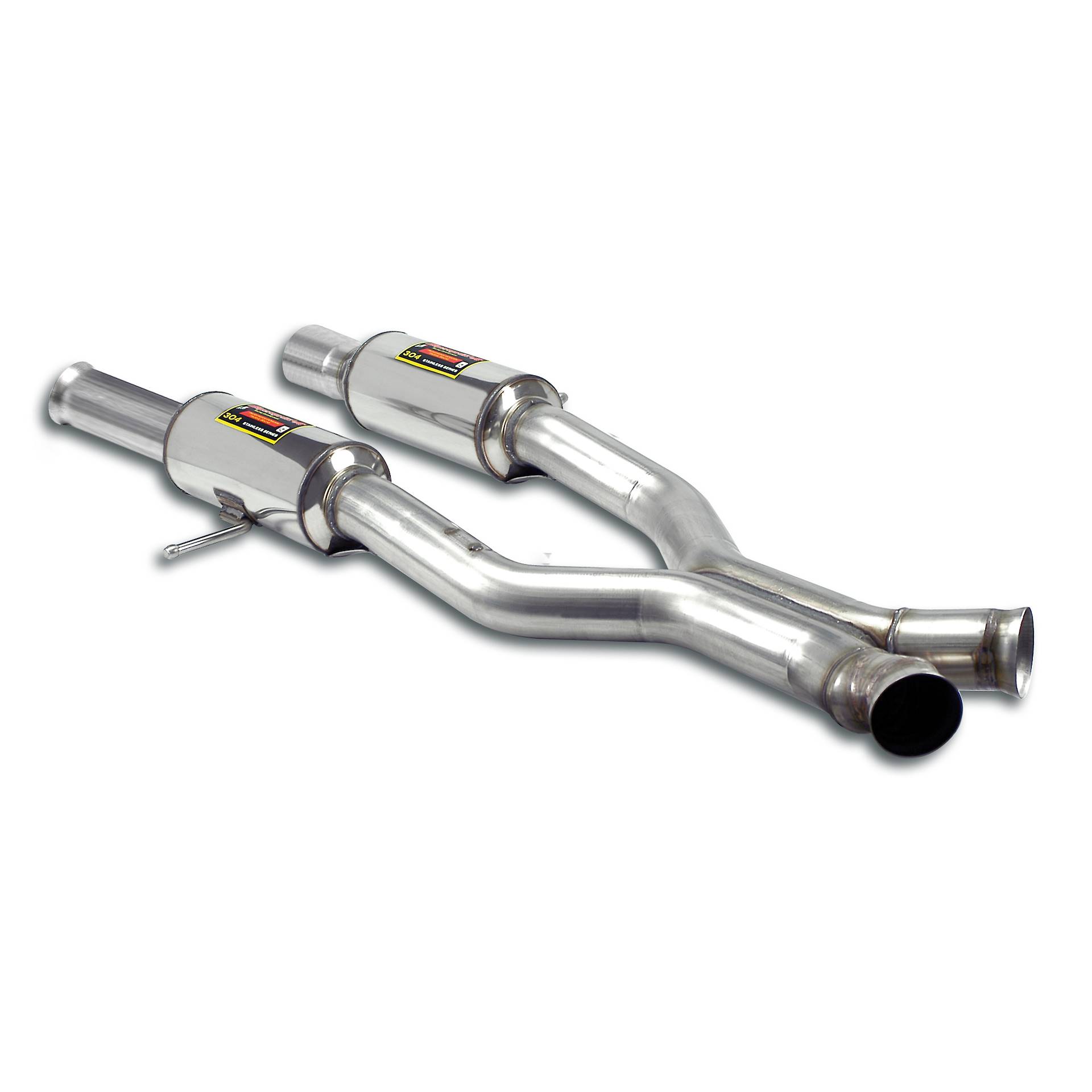 Central muffler + X-Pipe (short wheelbase)