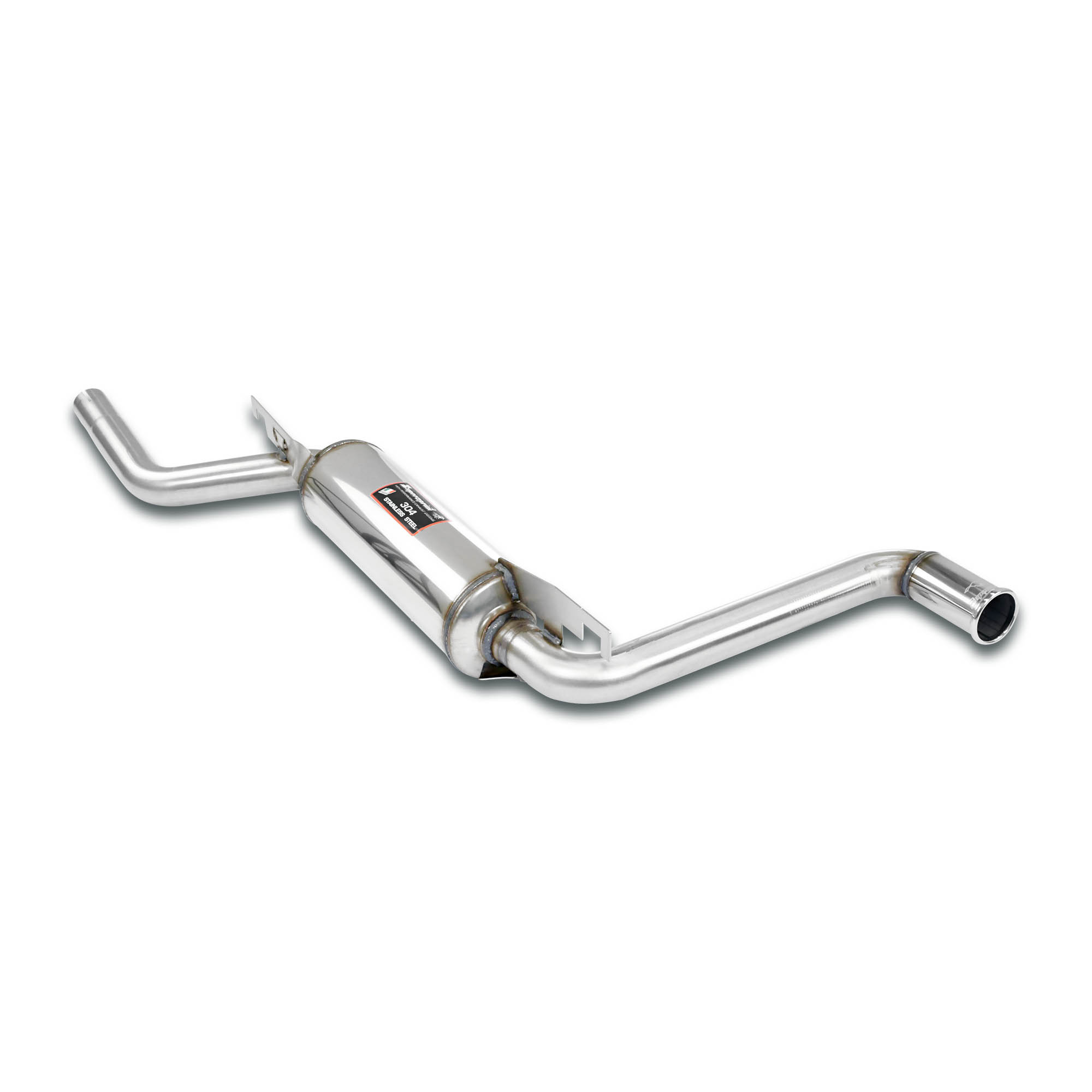 Silencieux arrière S-Bend Droite Ø54