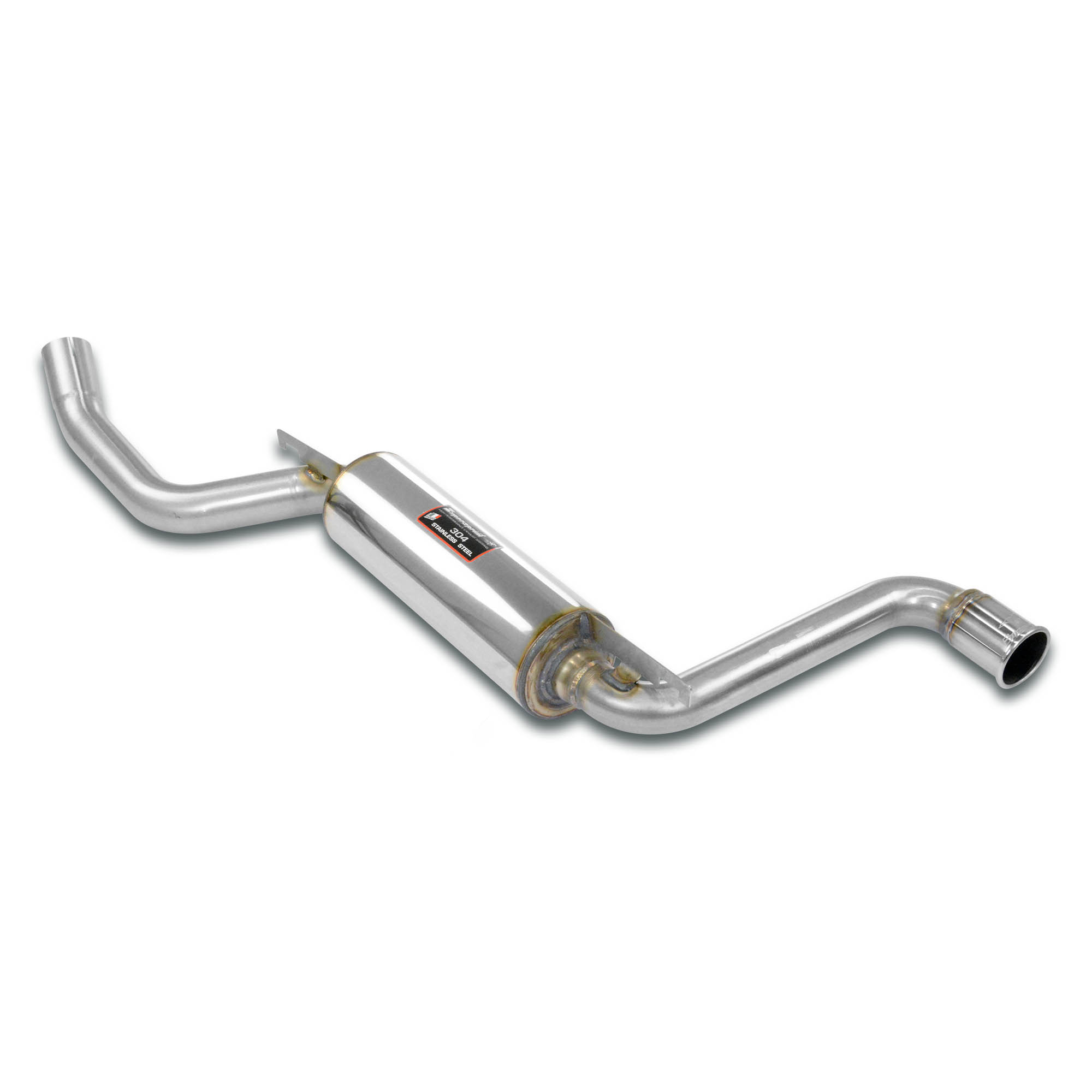 Rear exhaust S-BendRight Ø70