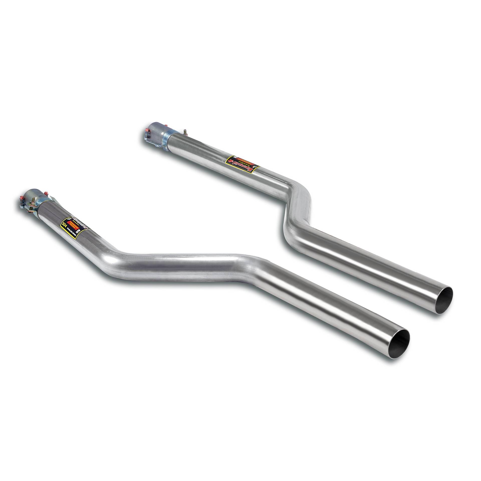 Tubes avant Droite - Gauche (suppression de catalyseur)
