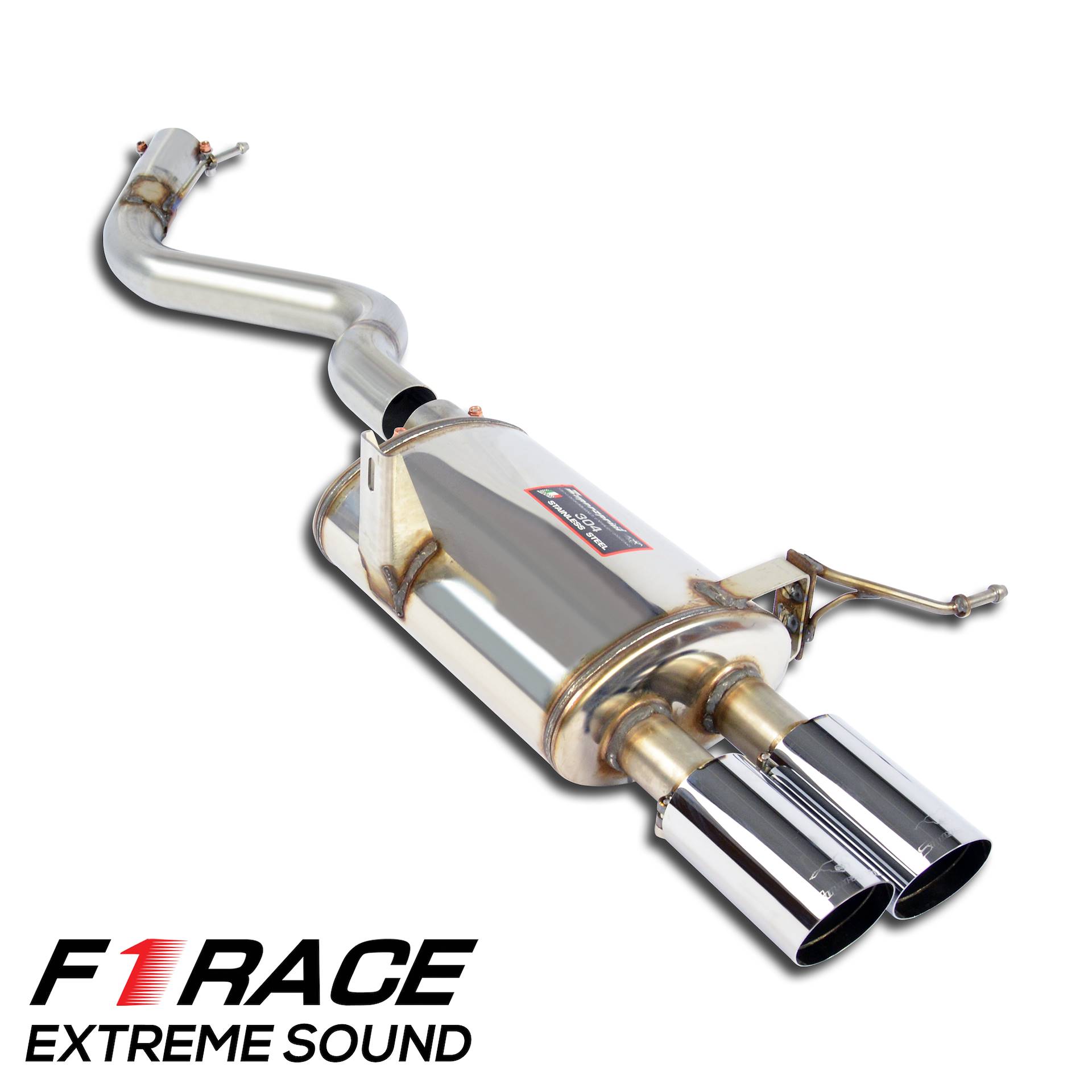 Rear exhaust Left F1 Race LIGHTWEIGHT OO80