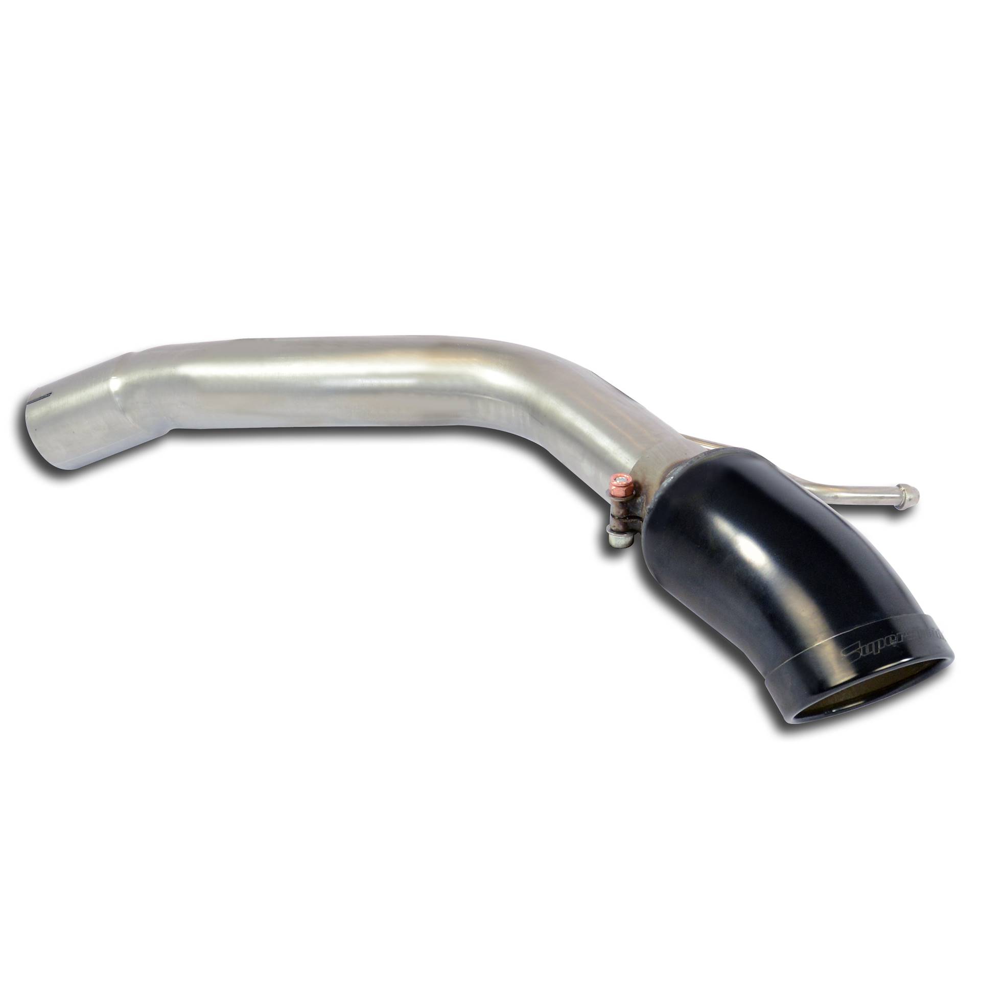 Rear pipe Right Gun Metal Grey O80 (Muffler delete)